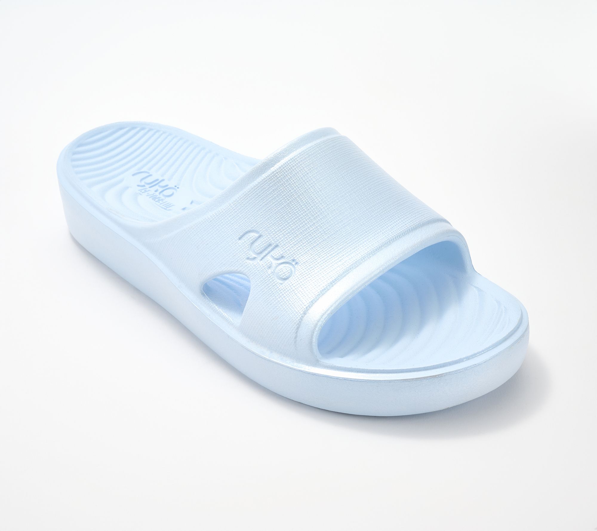Ryka Recovery Pearlized Slide Sandals - Soothe