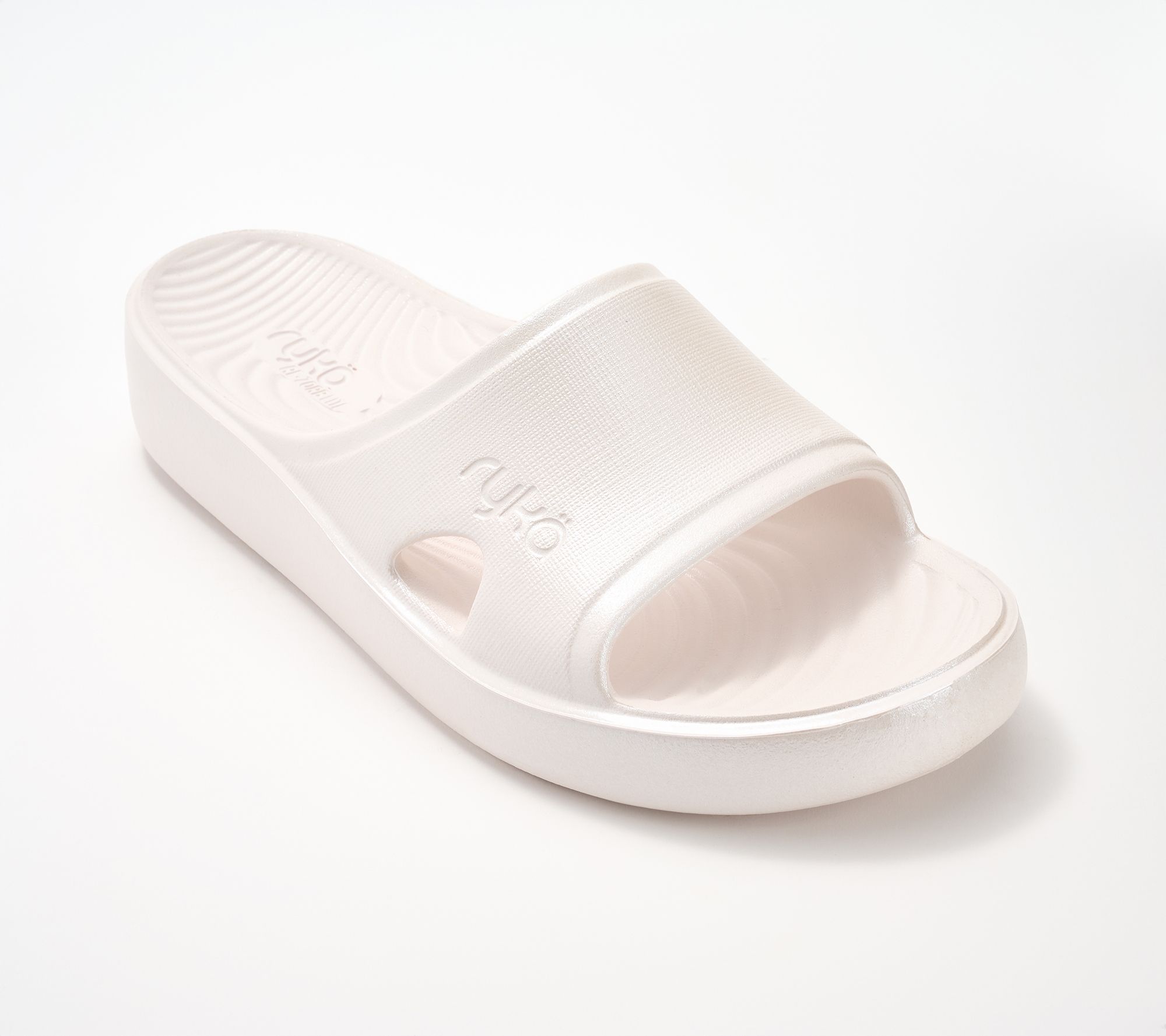 Ryka Recovery Pearlized Slide Sandals - Soothe