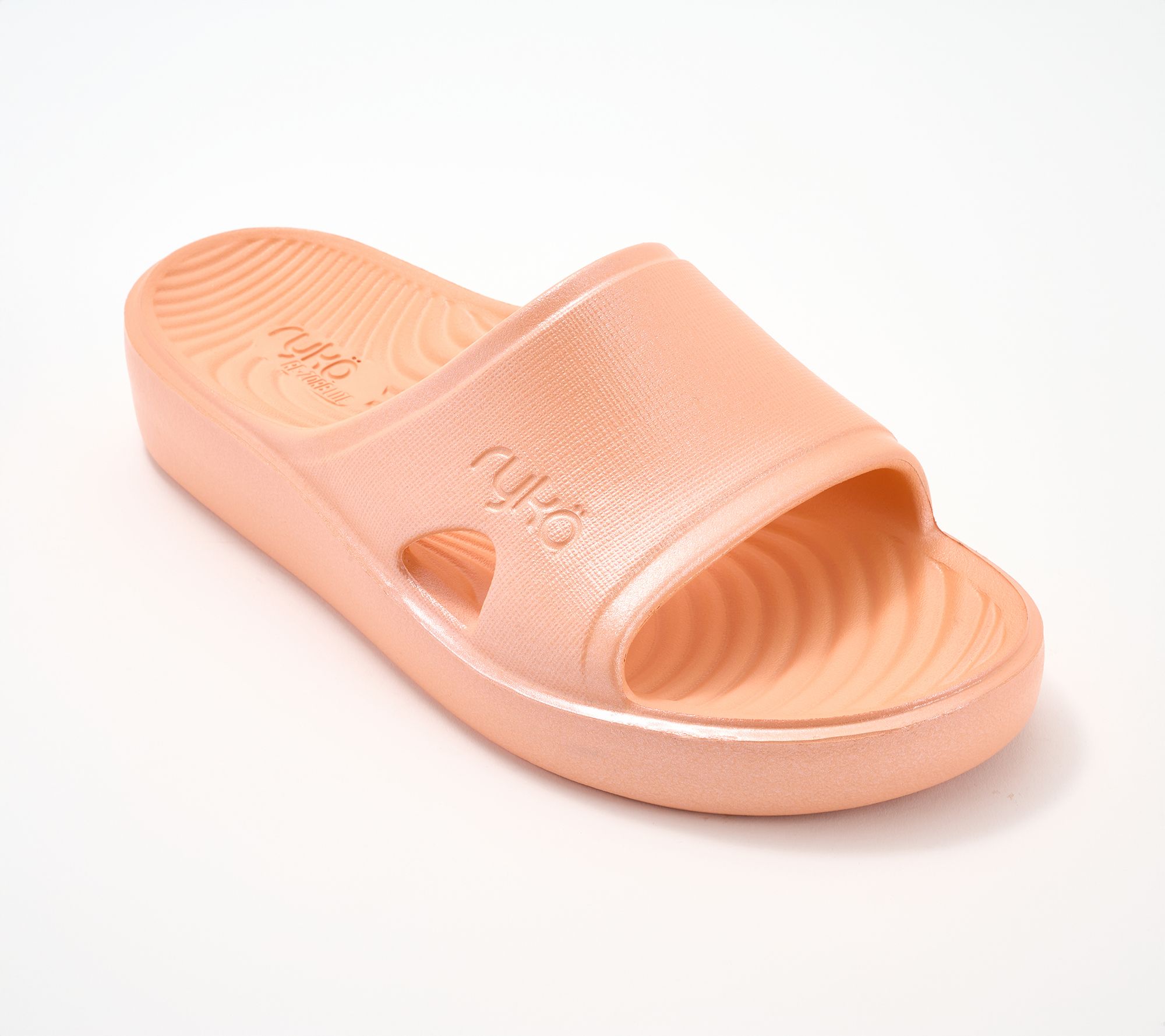 Ryka Recovery Pearlized Slide Sandals - Soothe