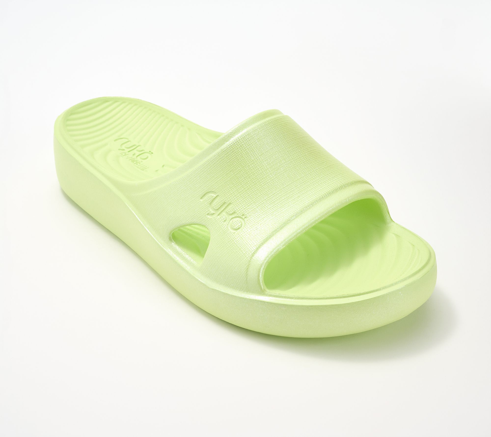 Ryka Recovery Pearlized Slide Sandals - Soothe