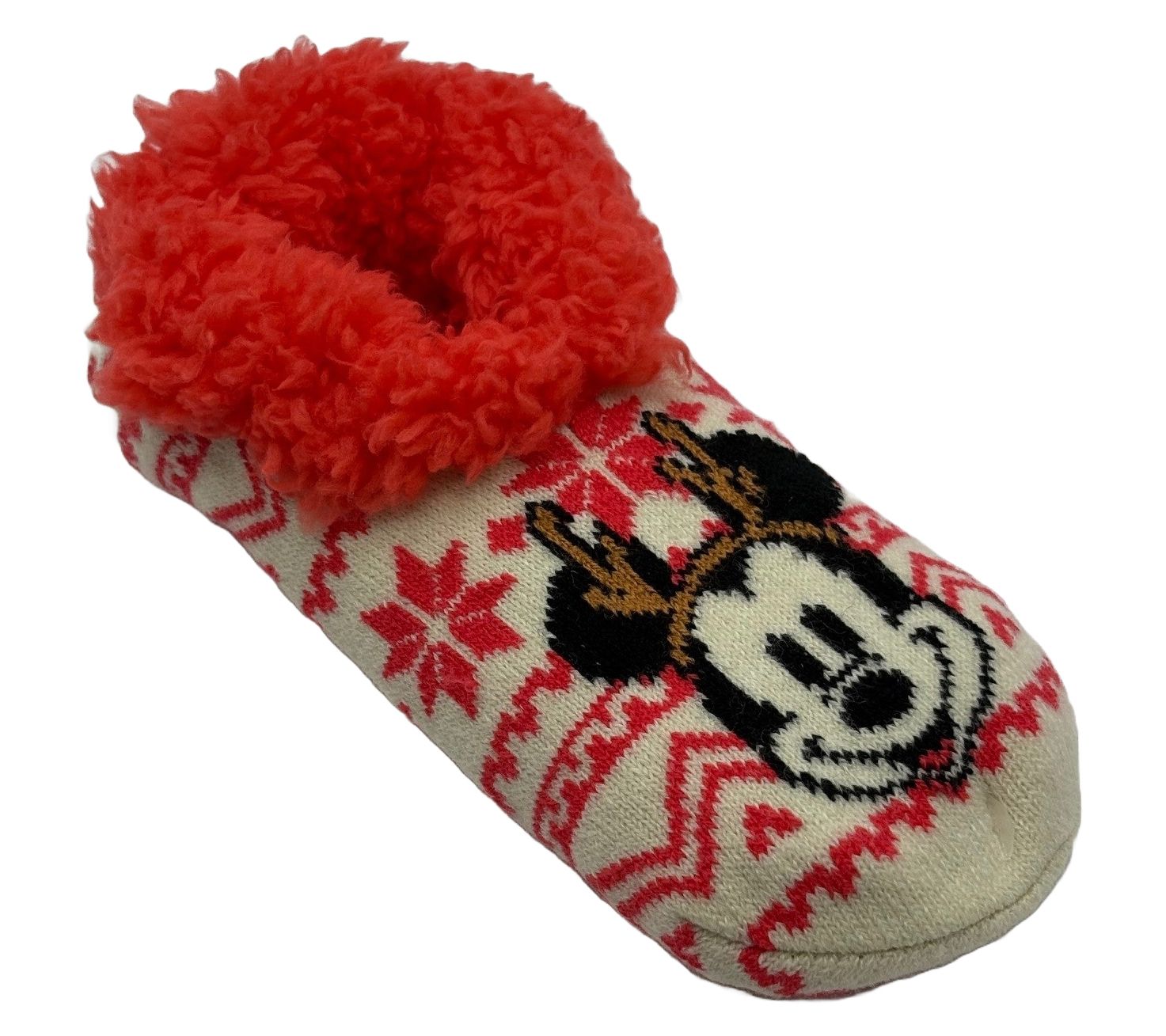 Ladies' Christmas Character Slipper Socks withNon-Slip Soles