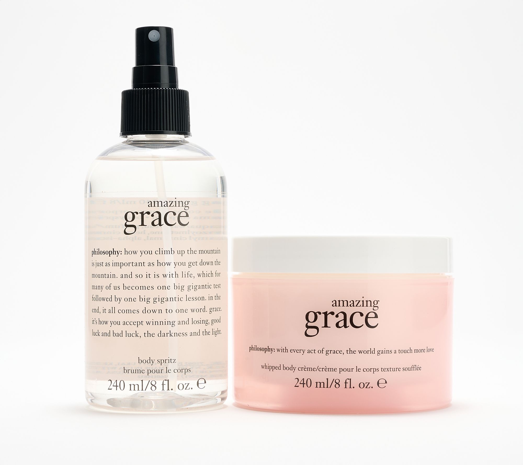 philosophy grace whipped body creme 8oz & fragrance body spritz 8oz