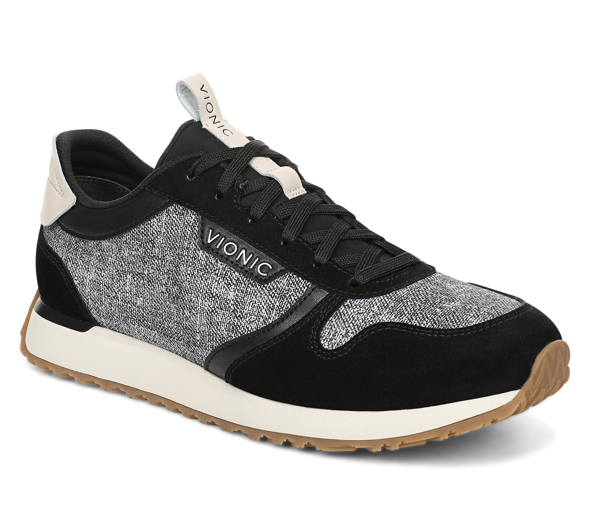 Vionic Leather_Trim Retro Sneakers - Monarch