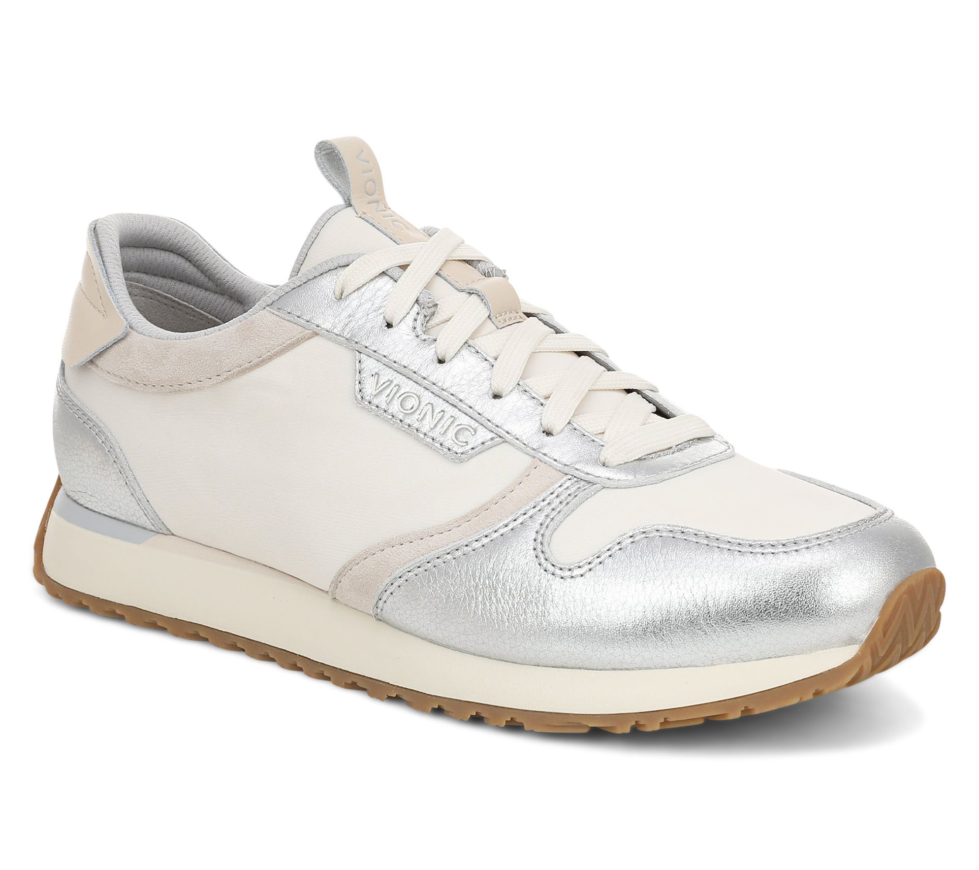 Vionic Leather_Trim Retro Sneakers - Monarch