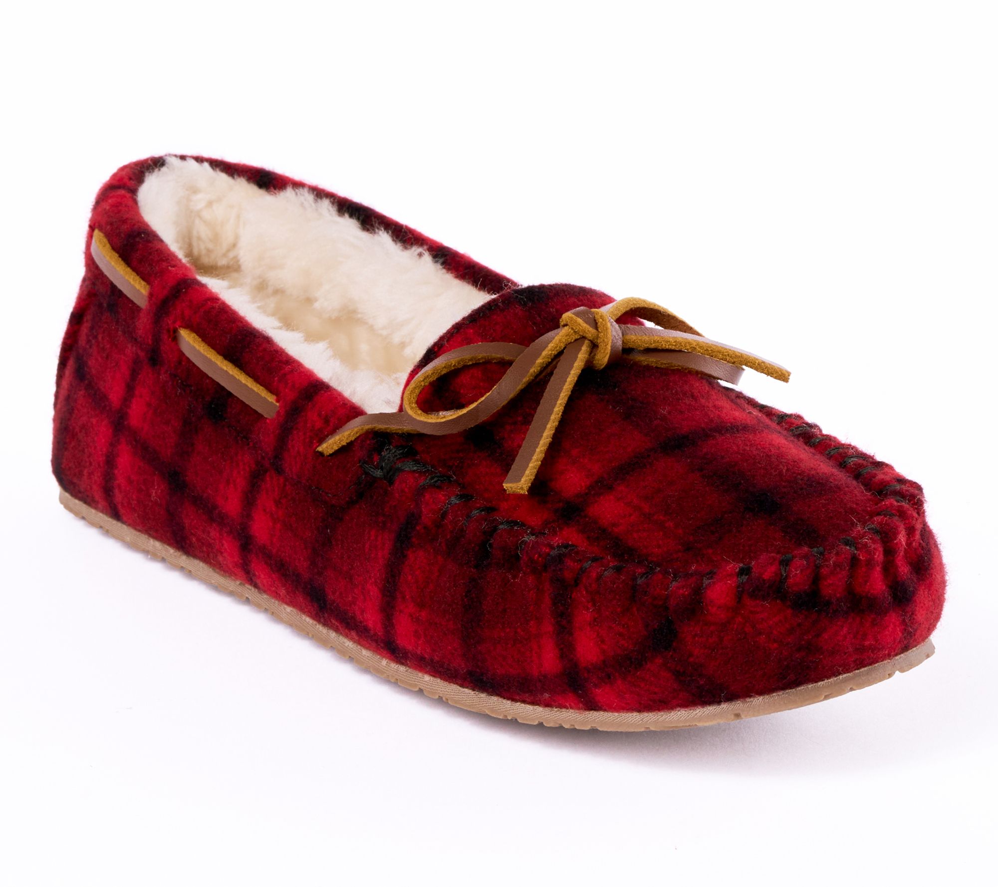 Minnetonka Women's Comfy Moc Plaid Slippers