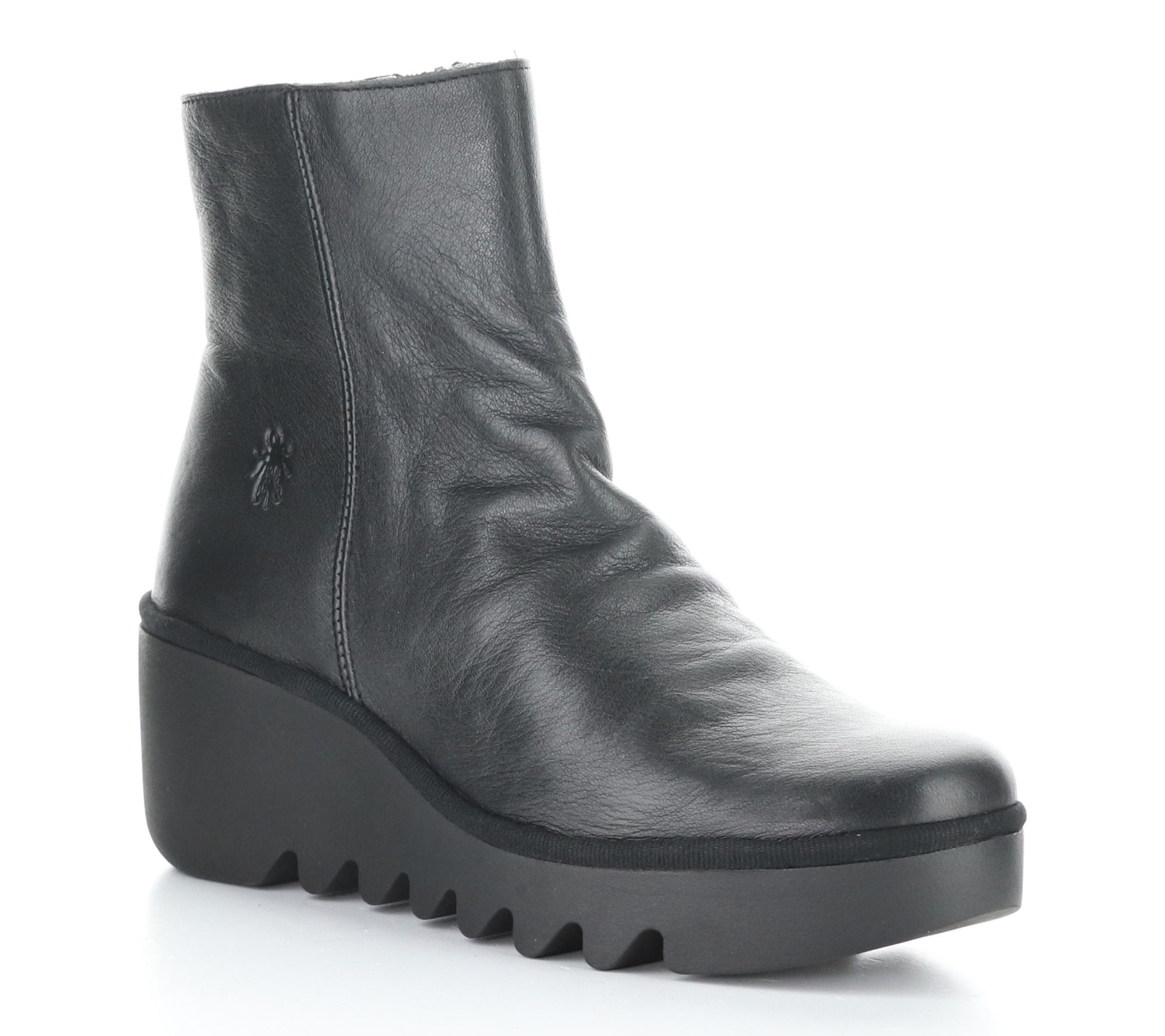 Fly London Dublin Side Zip Leather Boot - Baan538Fly