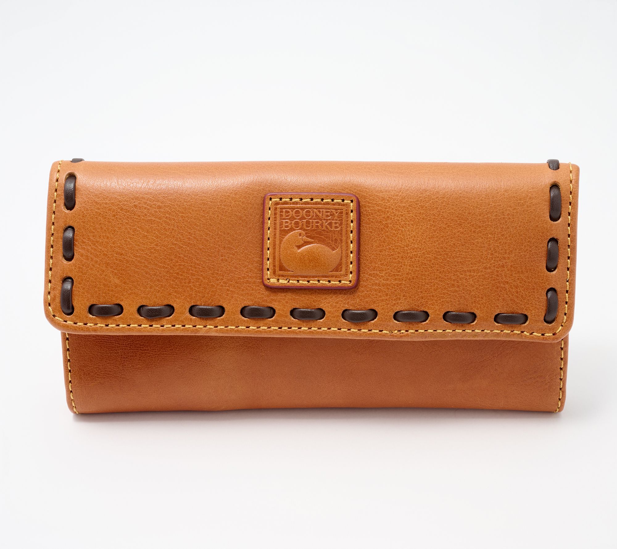 "As Is" Dooney & Bourke Florentine Leather Clutch Continental