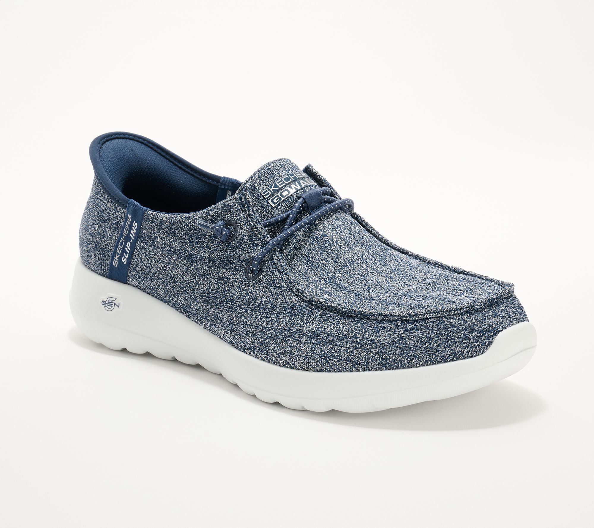 "As Is" Skechers Slip-ins GO WALK Moc Toe Shoes- Fantasia