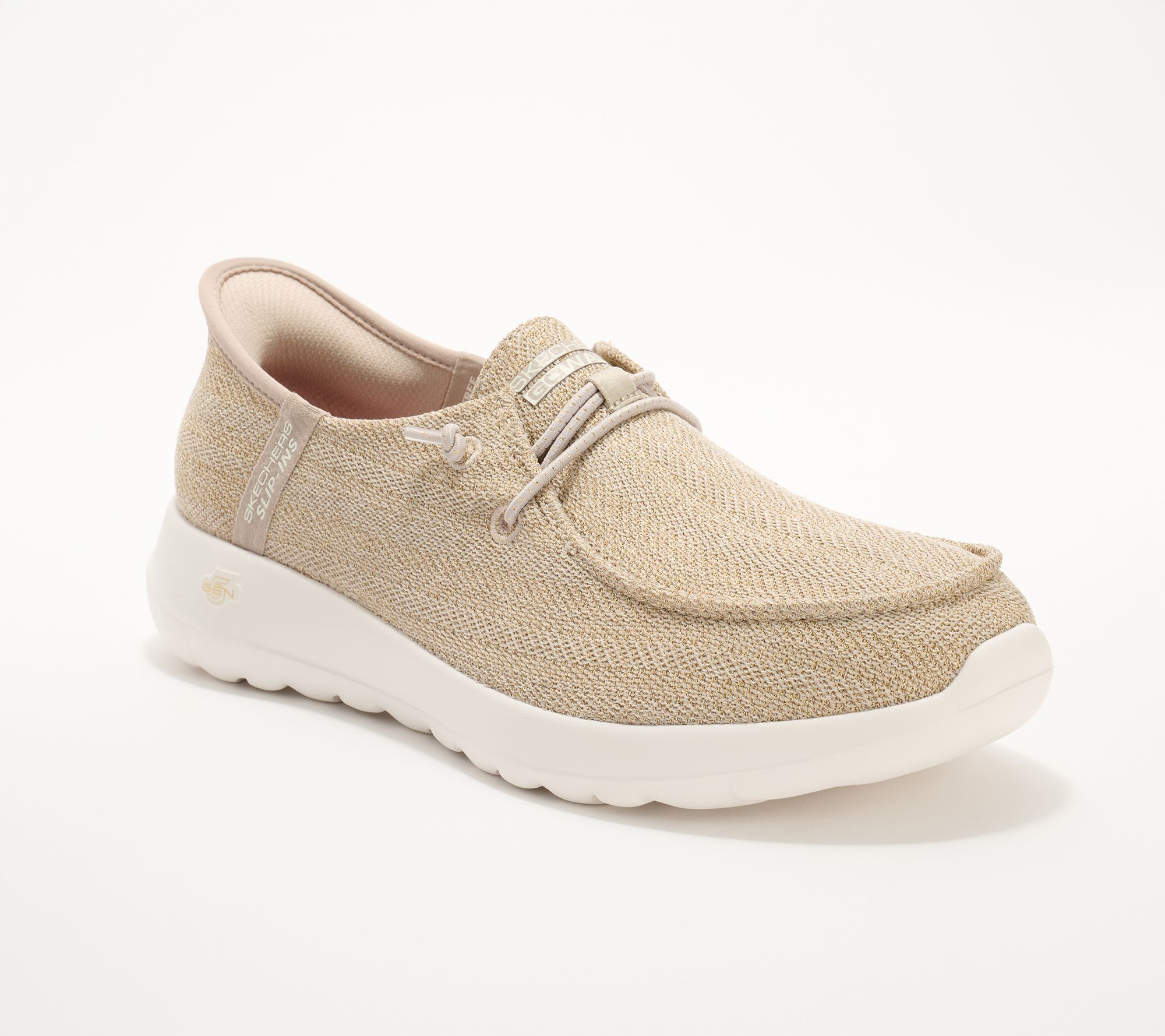 "As Is" Skechers Slip-ins GO WALK Moc Toe Shoes- Fantasia