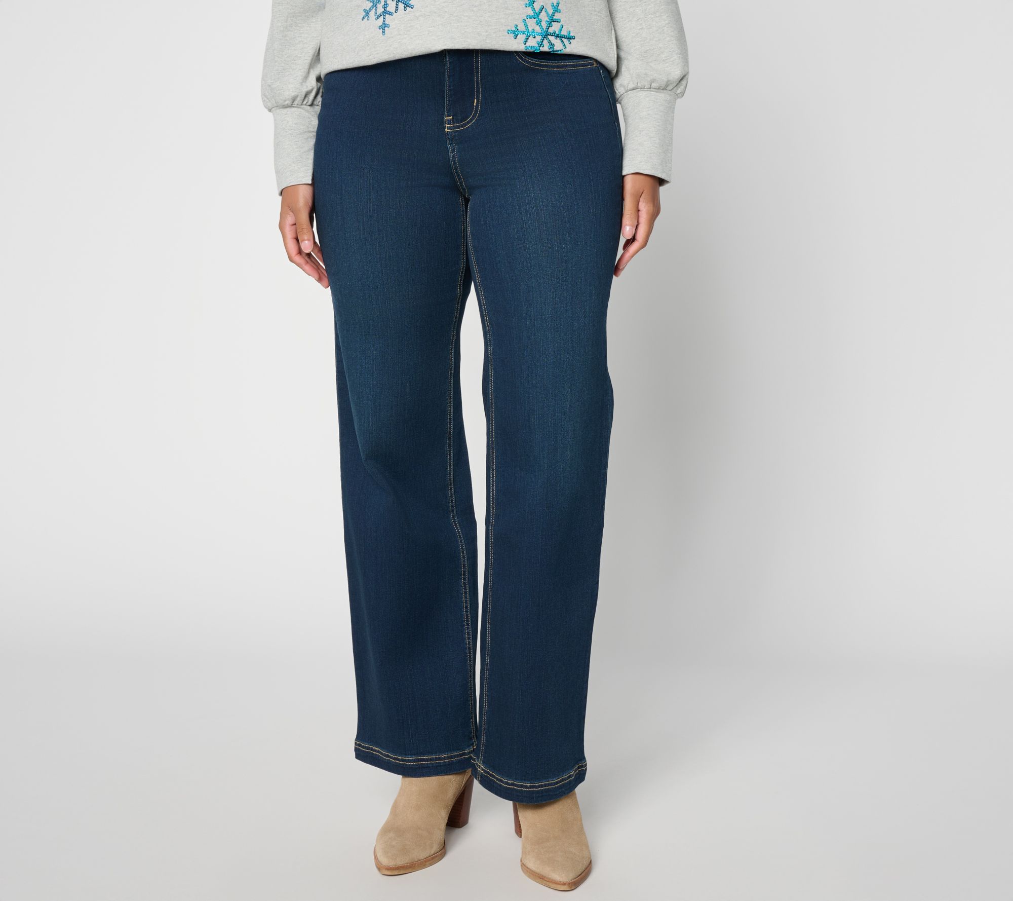 Belle by Kim Gravel Regular TripleLuxe Denim Cool Girl Jeans