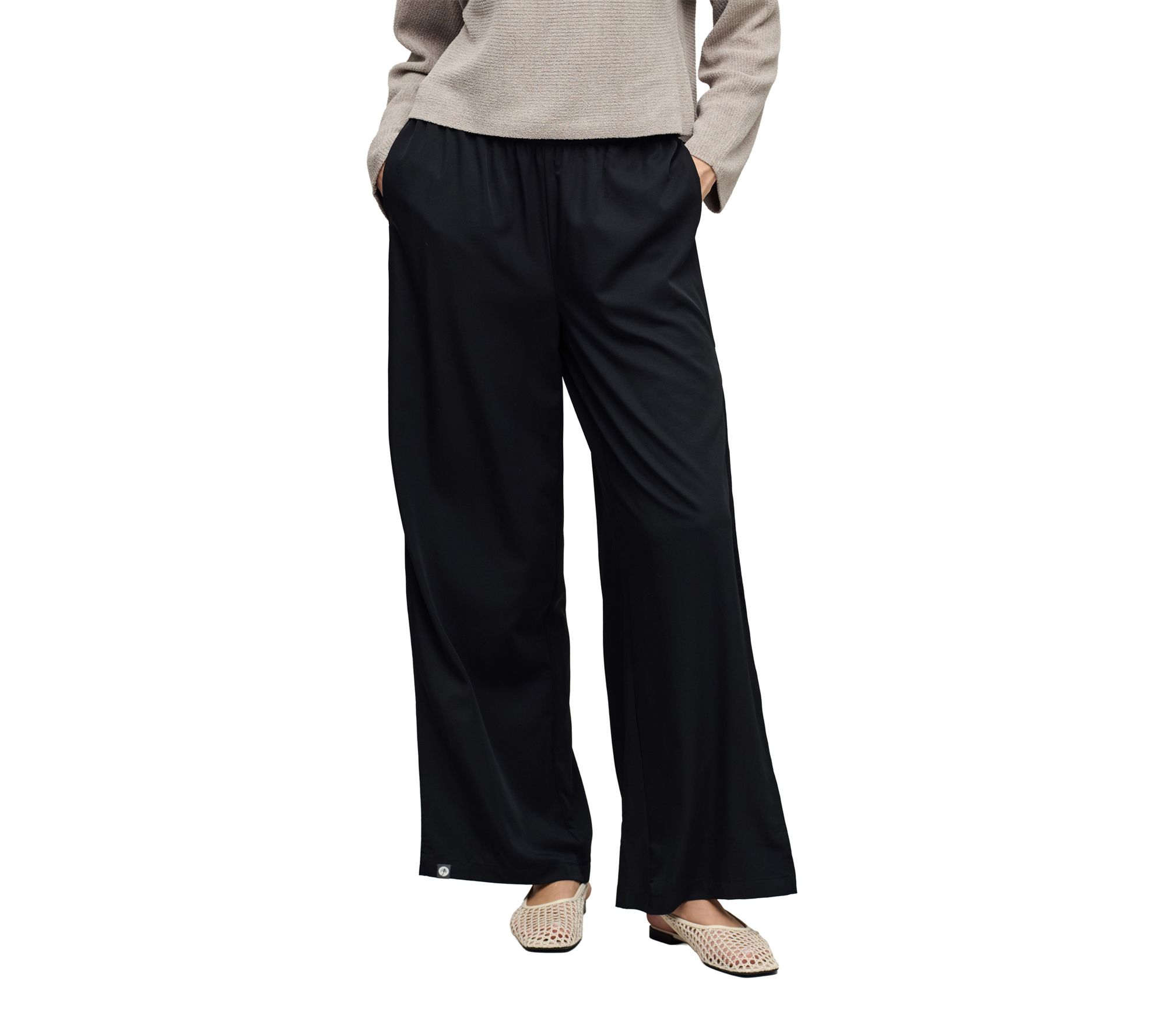 Barefoot Dreams Matte Sateen Palazzo Pant