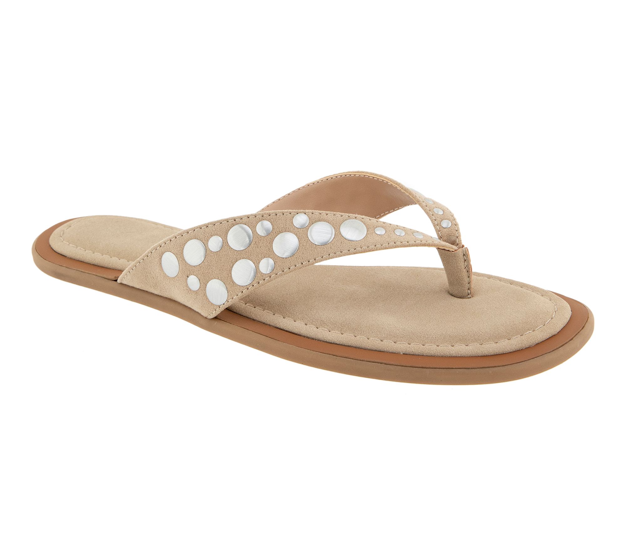 BCBG Zelilya Studded Thong Sandal
