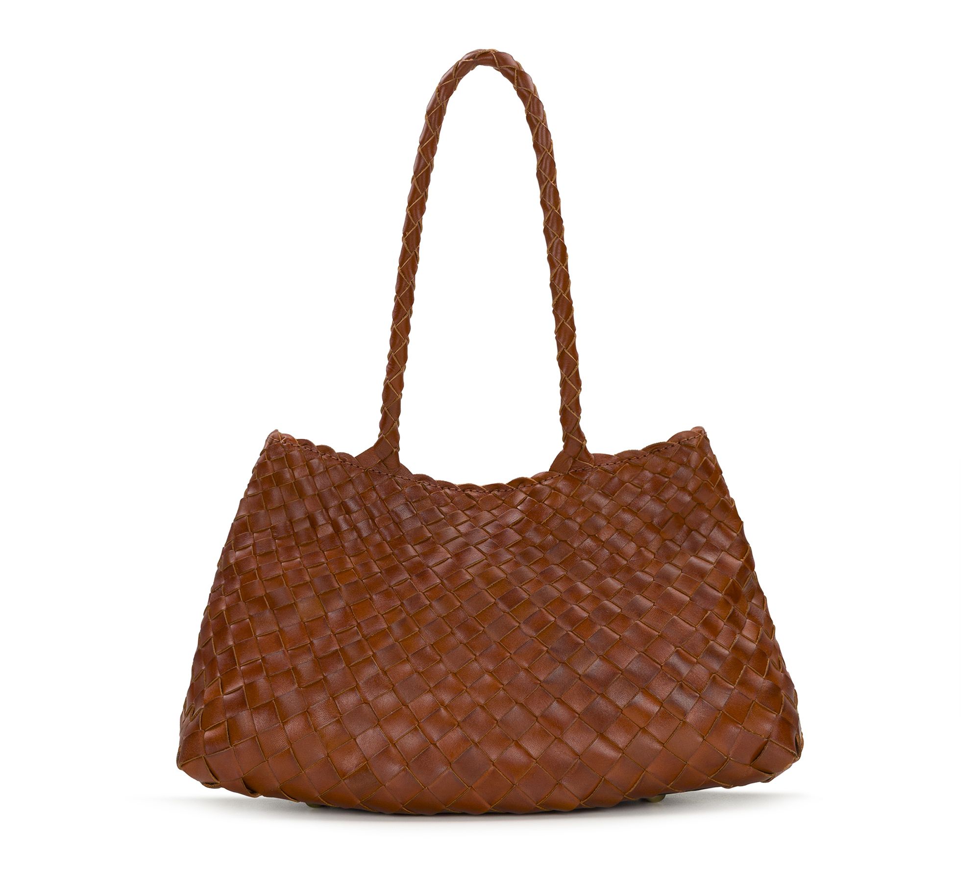 Patricia Nash Violaine Satchel - Hand Stained Woven