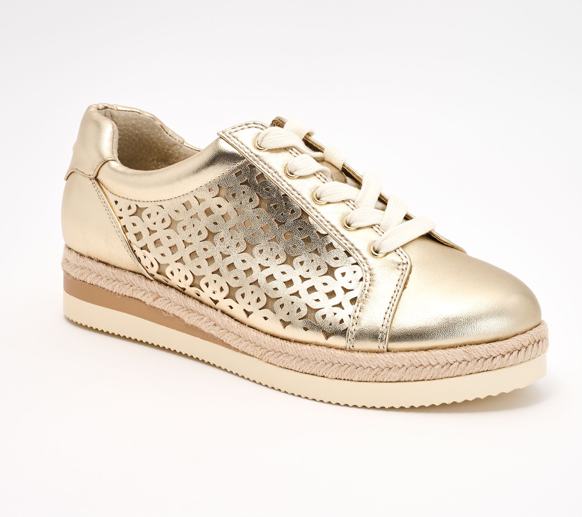 "As Is" Vince Camuto Leather Platform Sneakers - Brensy