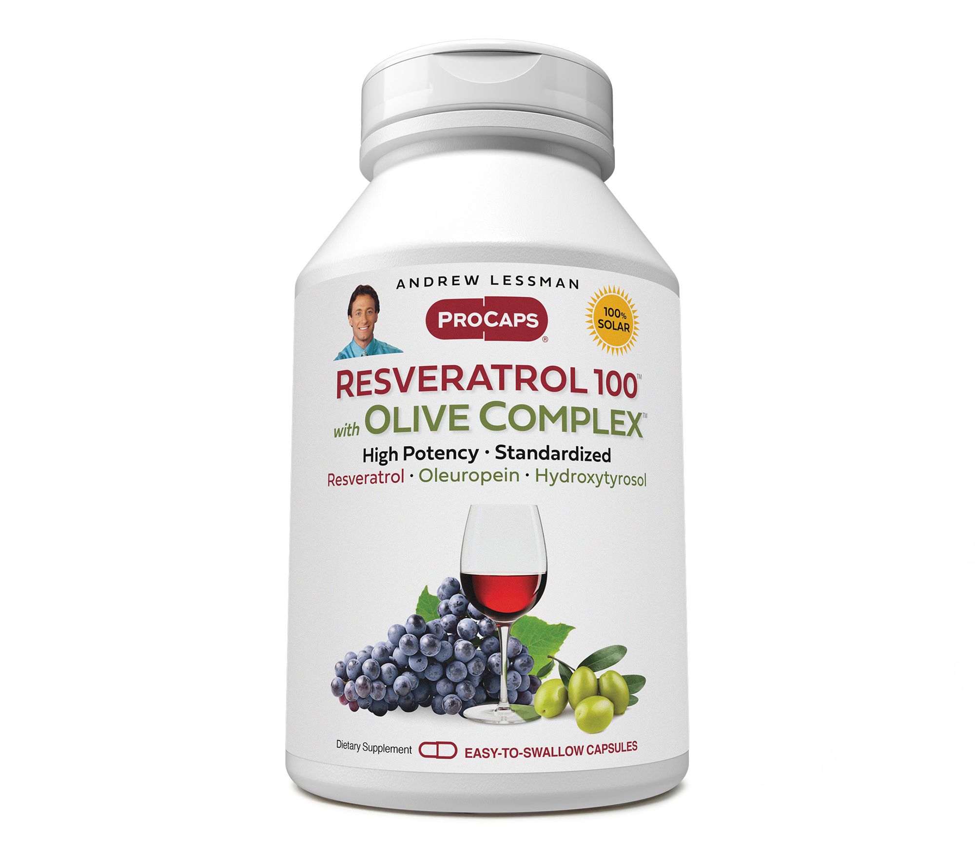 Andrew Lessman Resveratrol 100 w Olive_Complex 30 Capsuels