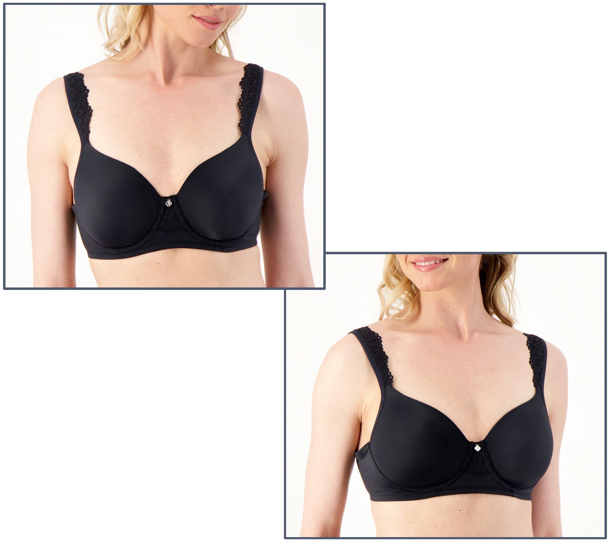 Breezies Luxe Lace Underwire TShirt Bra