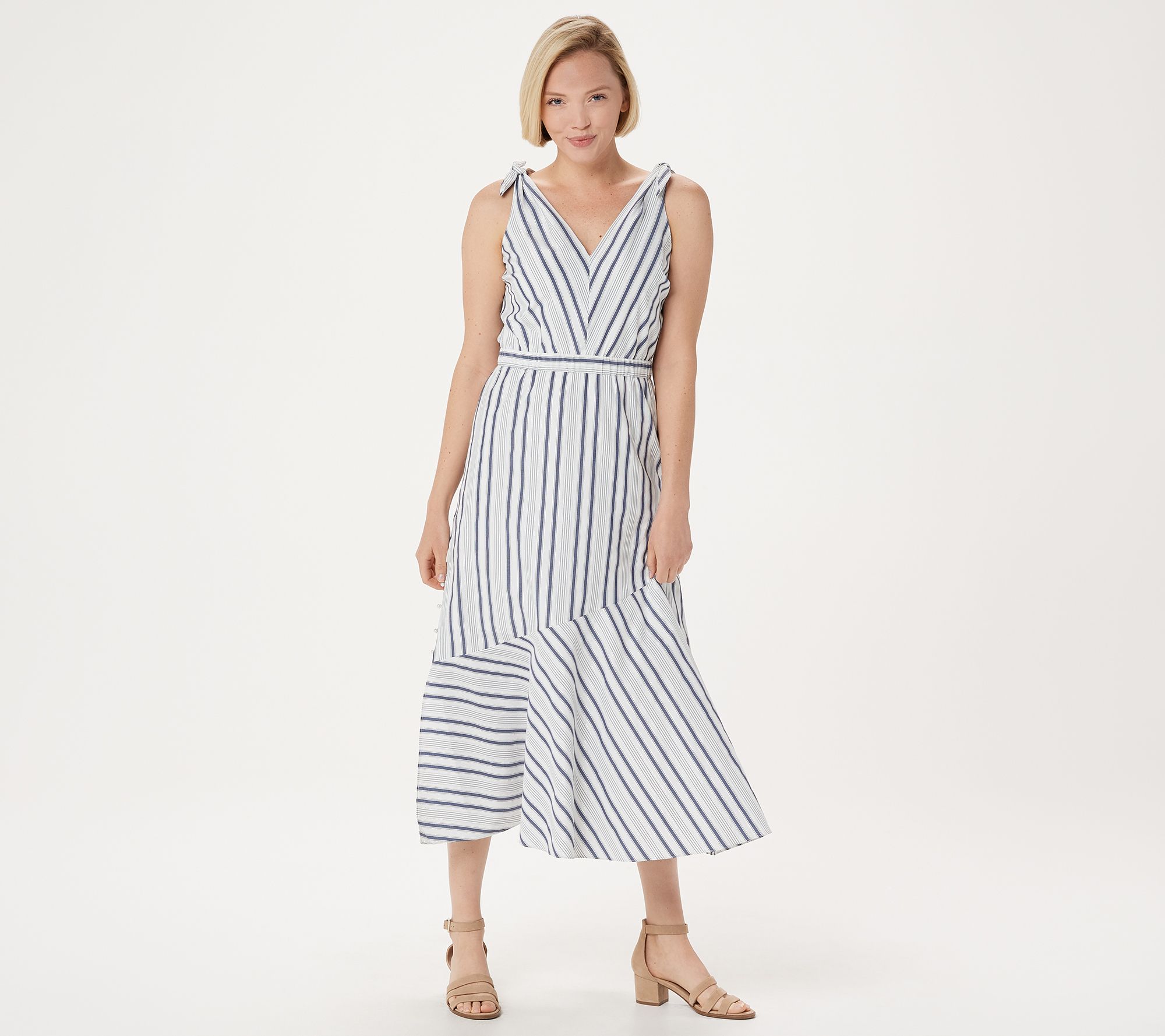 Sam Edelman Striped Maxi Dress - QVC.com