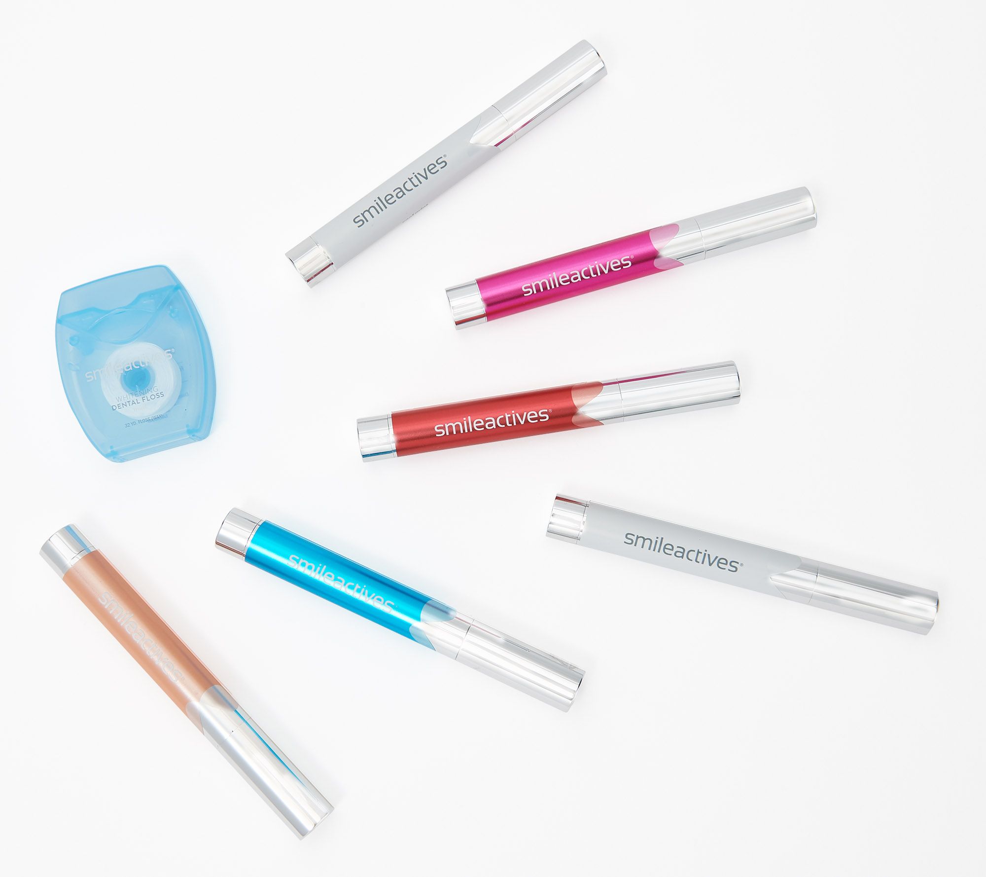 (QVC) Smileactives Booster and Advanced Teeth Whitening Pen Collection