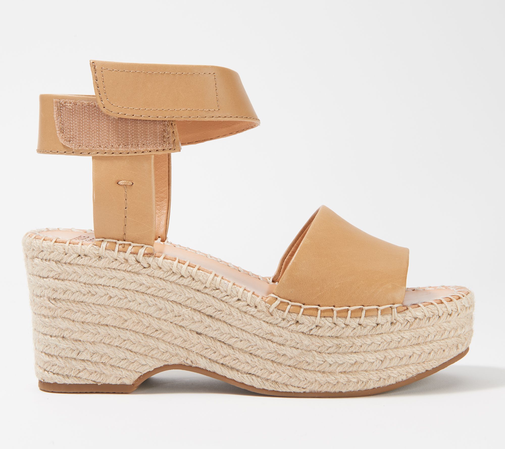 frye & co. Espadrille Wedge Sandals - Amber - QVC.com