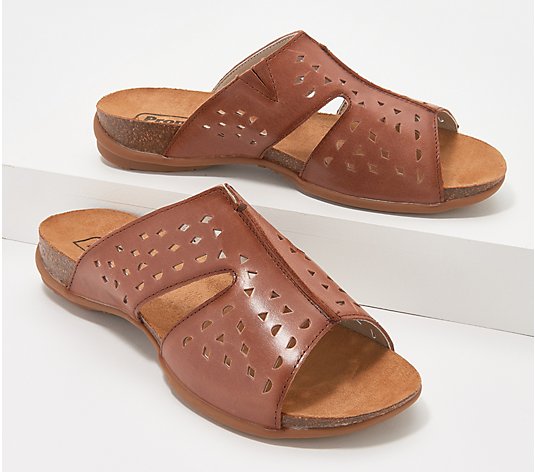 Propet Leather Slide Sandals - Fionna