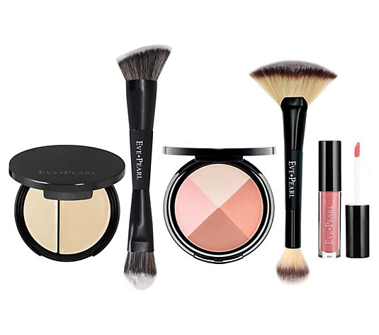 EVE PEARL 5-Pc Flawless Face, Contour, Brush &Lip Collection