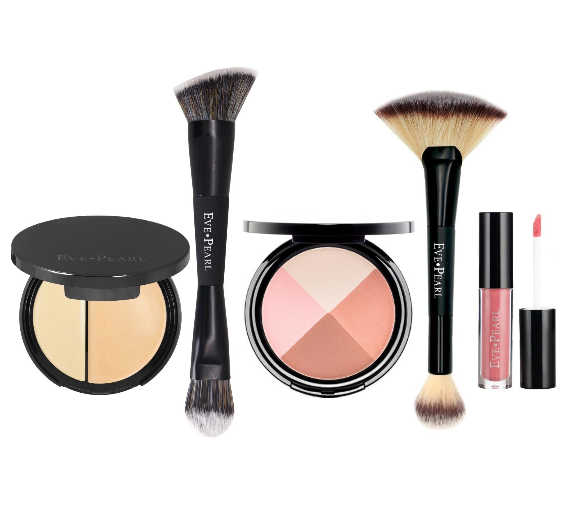 EVE PEARL 5-Pc Flawless Face, Contour, Brush &Lip Collection