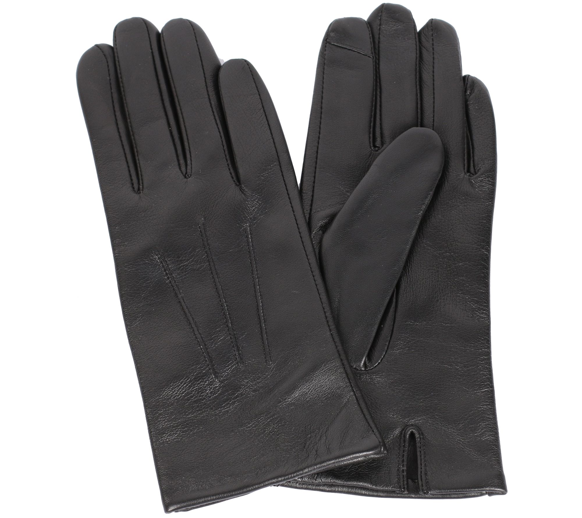 Karla Hanson Women's Leather Touch Screen Gloves - QVC.com