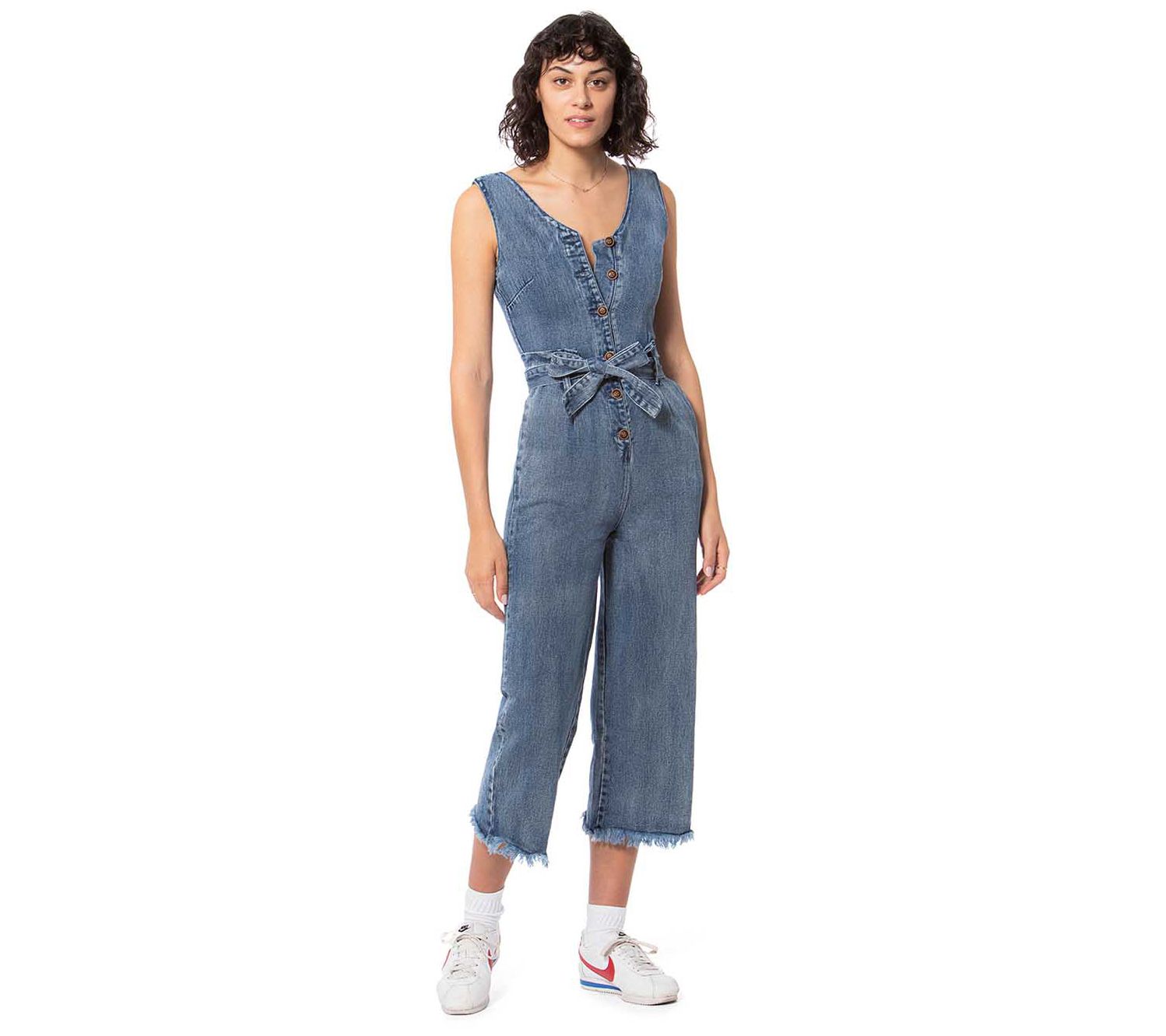 lola denim jumpsuit