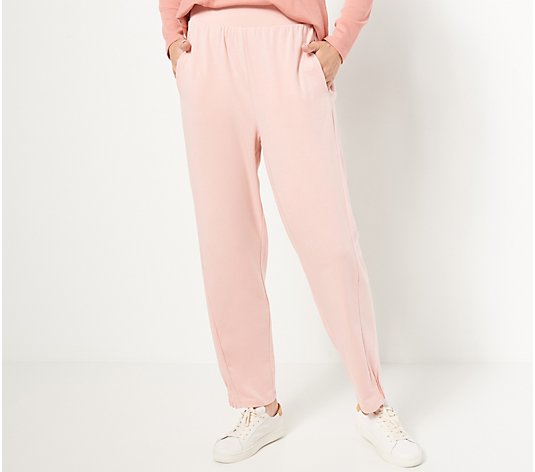 AnyBody Cozy Knit Luxe Pants with Stitching Detail
