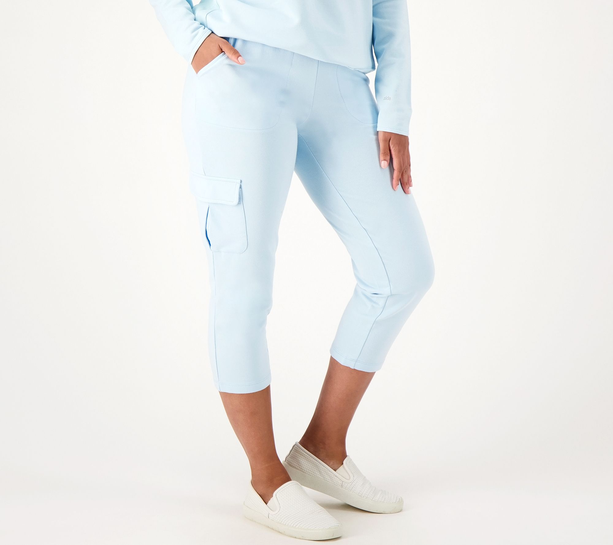 Denim & Co. Active Petite French Terry Joggers 