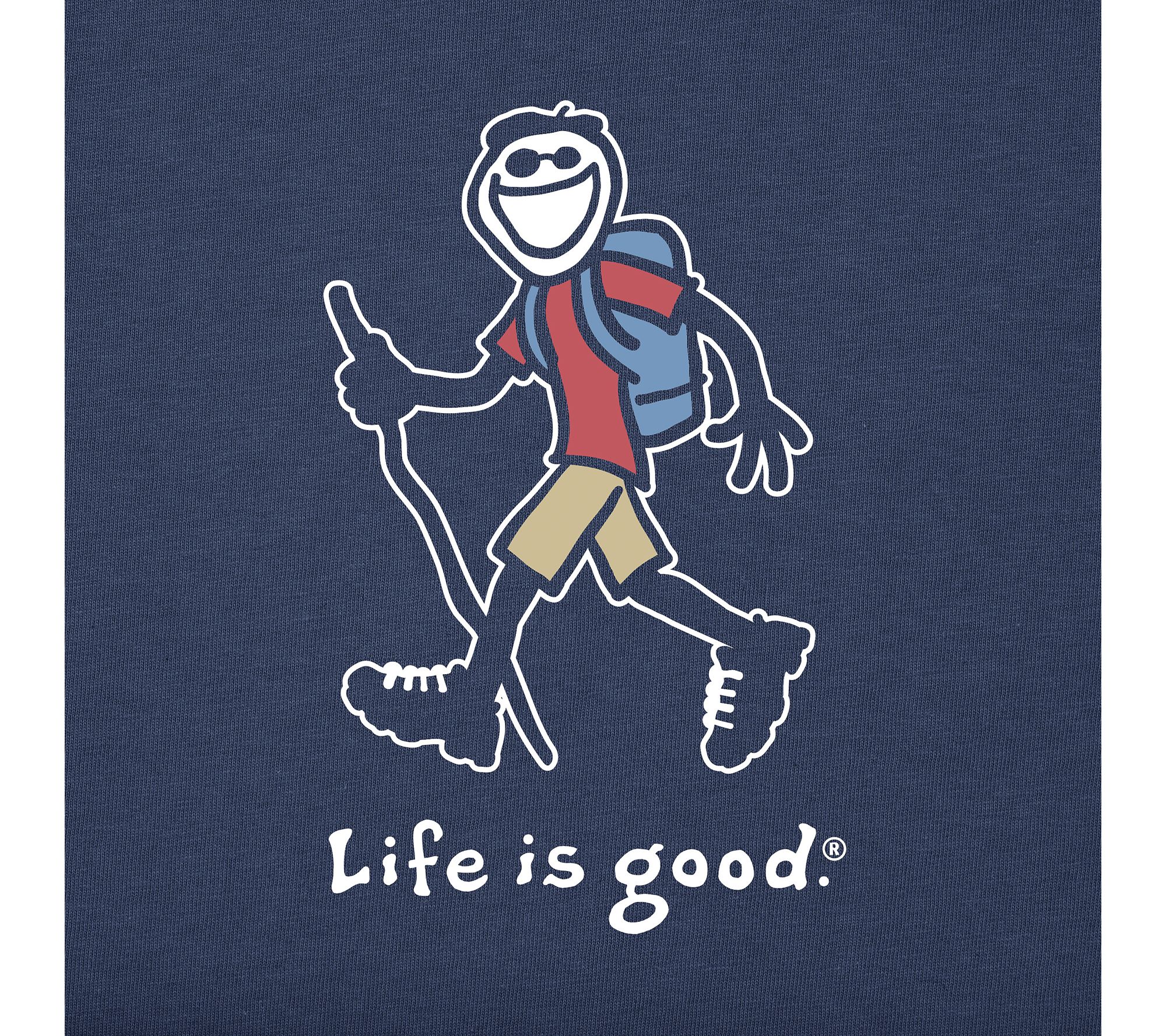 Life Is Good Mens Hiking Jake Crusher Tee