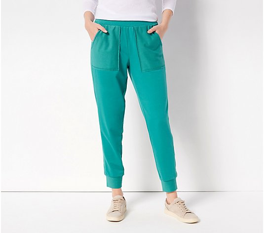 LOGO Lounge by Lori Goldstein Petite French Terry Joggers