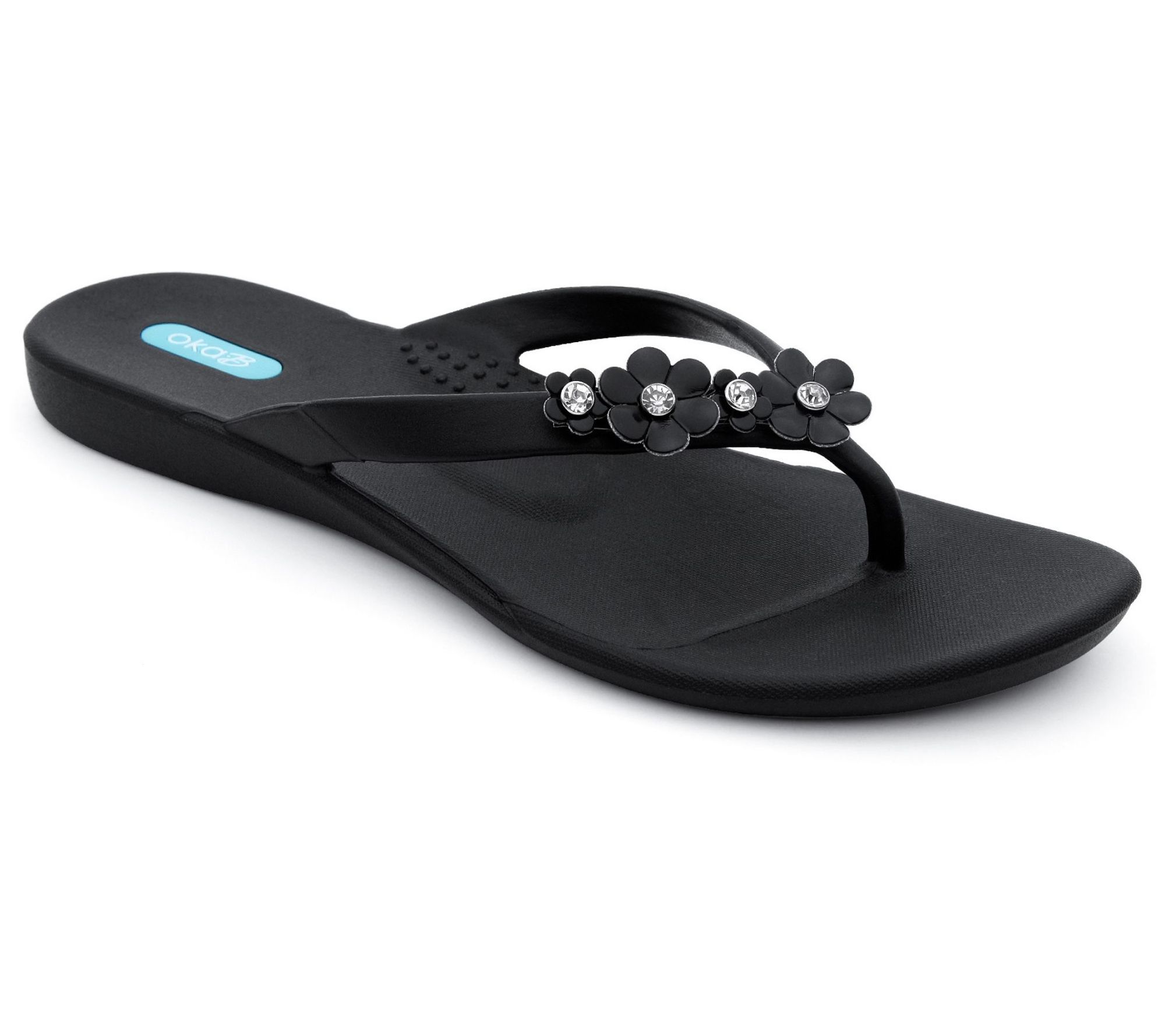 Blossom Oka B Flip Flop with Embellishment