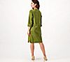 Isaac Mizrahi Live! Regular Faux Suede Dress with Pockets, 1 of 2