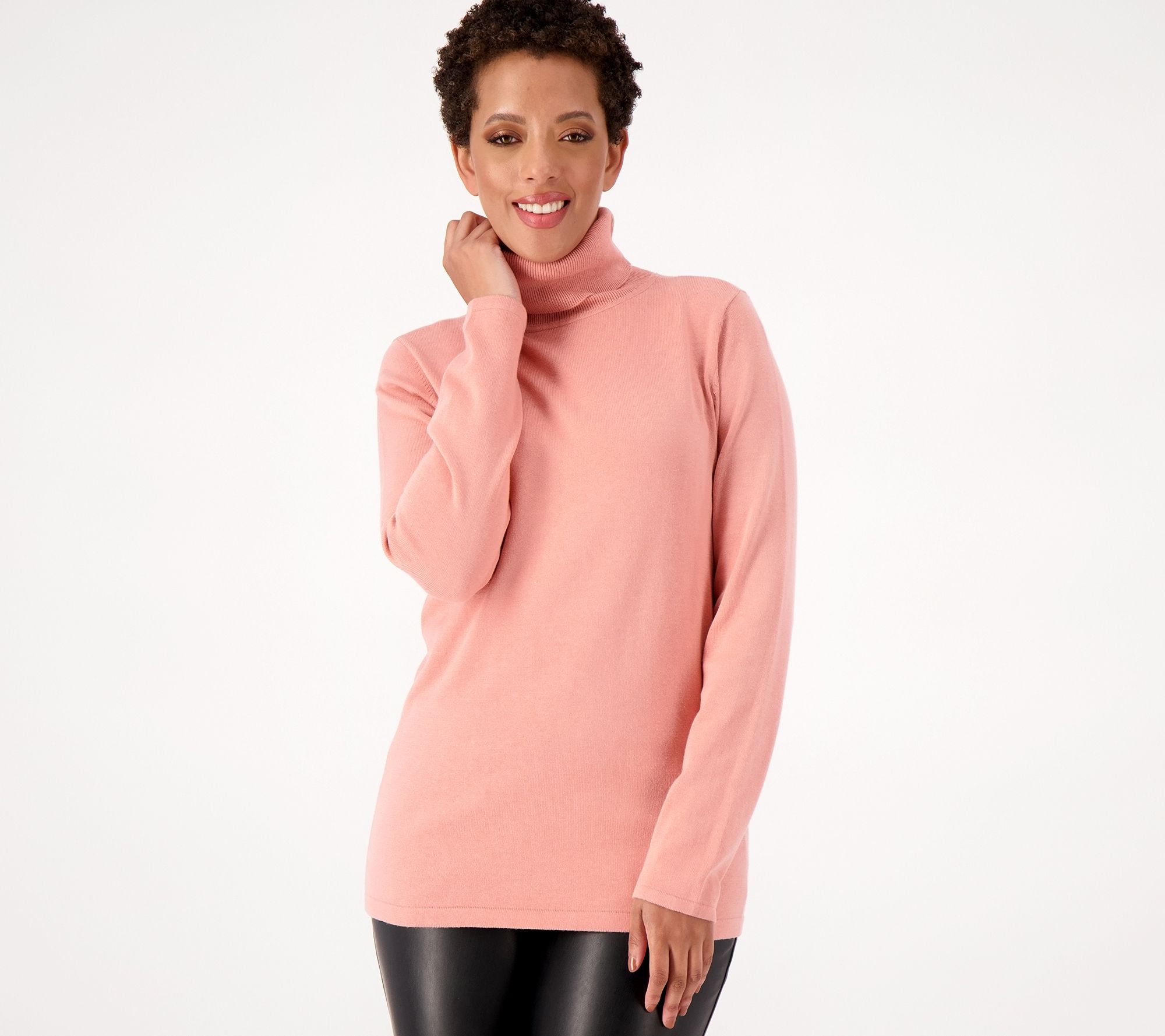 Joan Rivers Wardrobe Builders Turtleneck Sweater - QVC.com