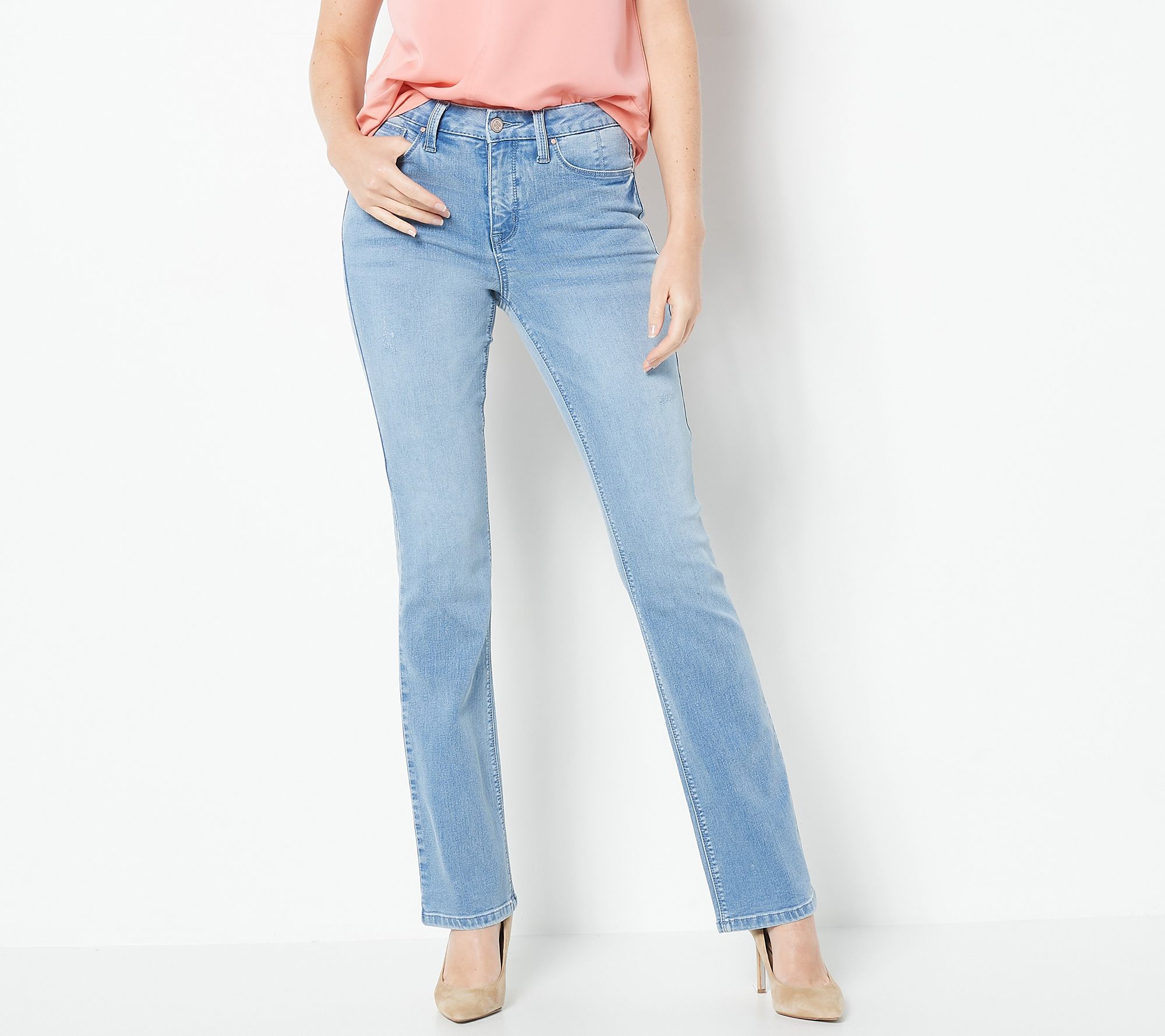"As Is" Laurie Felt Regular Silky Denim Baby Bell Jeans