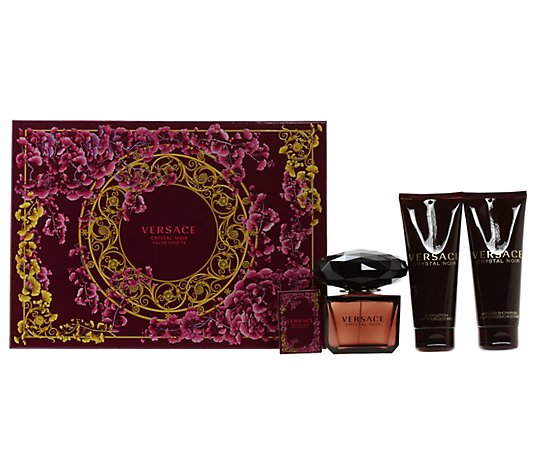 Versace Crystal Noir 4-Piece Gift Set