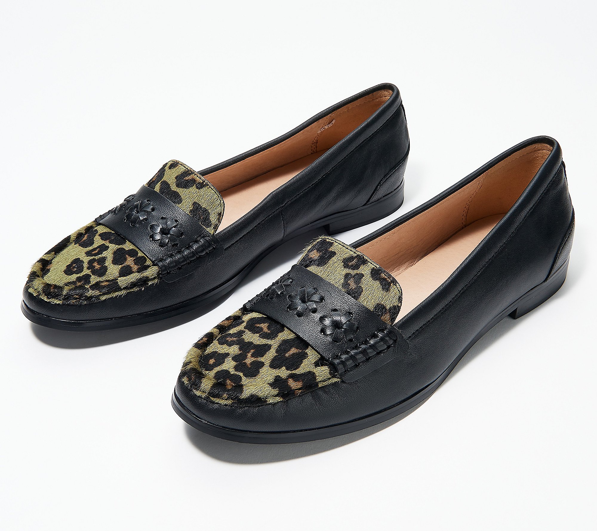 As Is Jack Rogers Haircalf Slip-On Loafers - Remy
