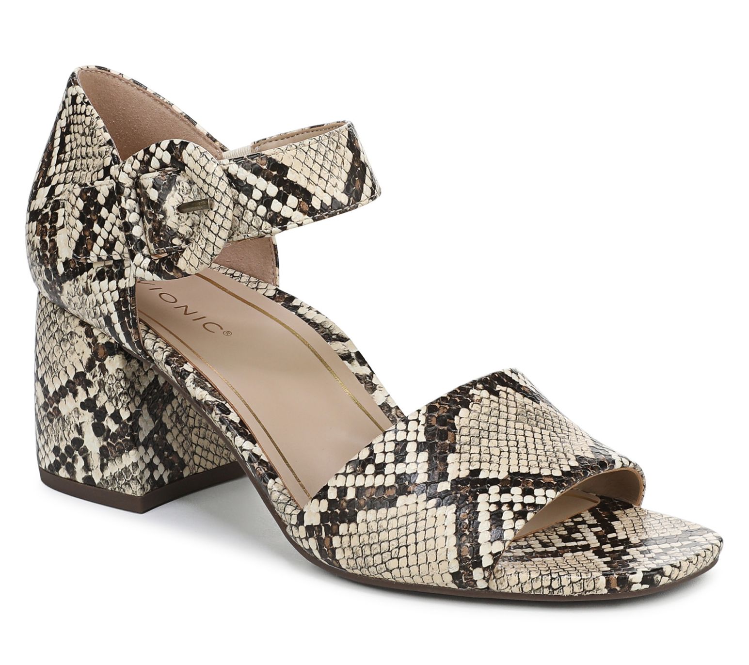 Vionic Ankle Straps Heel - Chardonnay