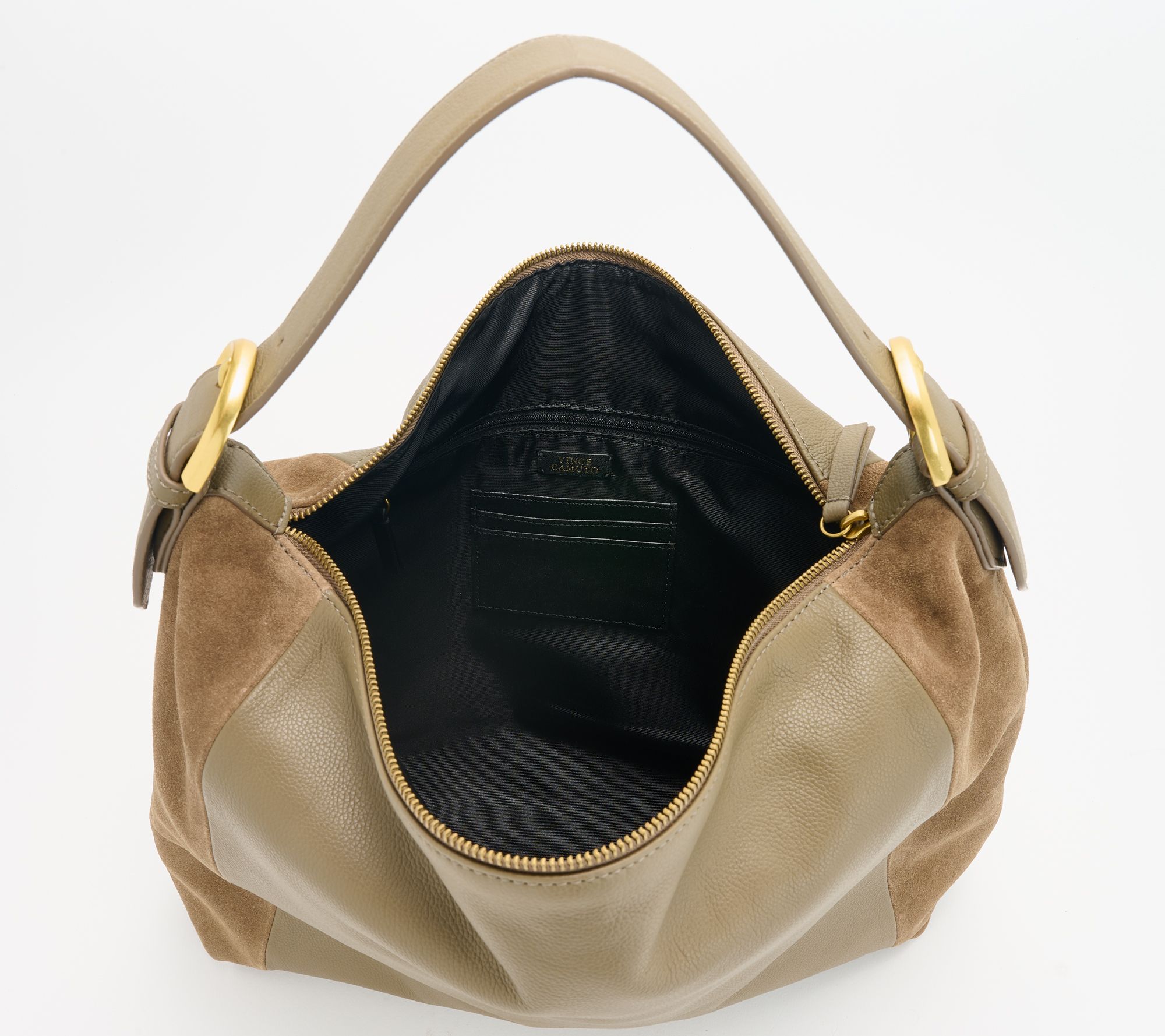 Vince camuto cheap leather hobo bag