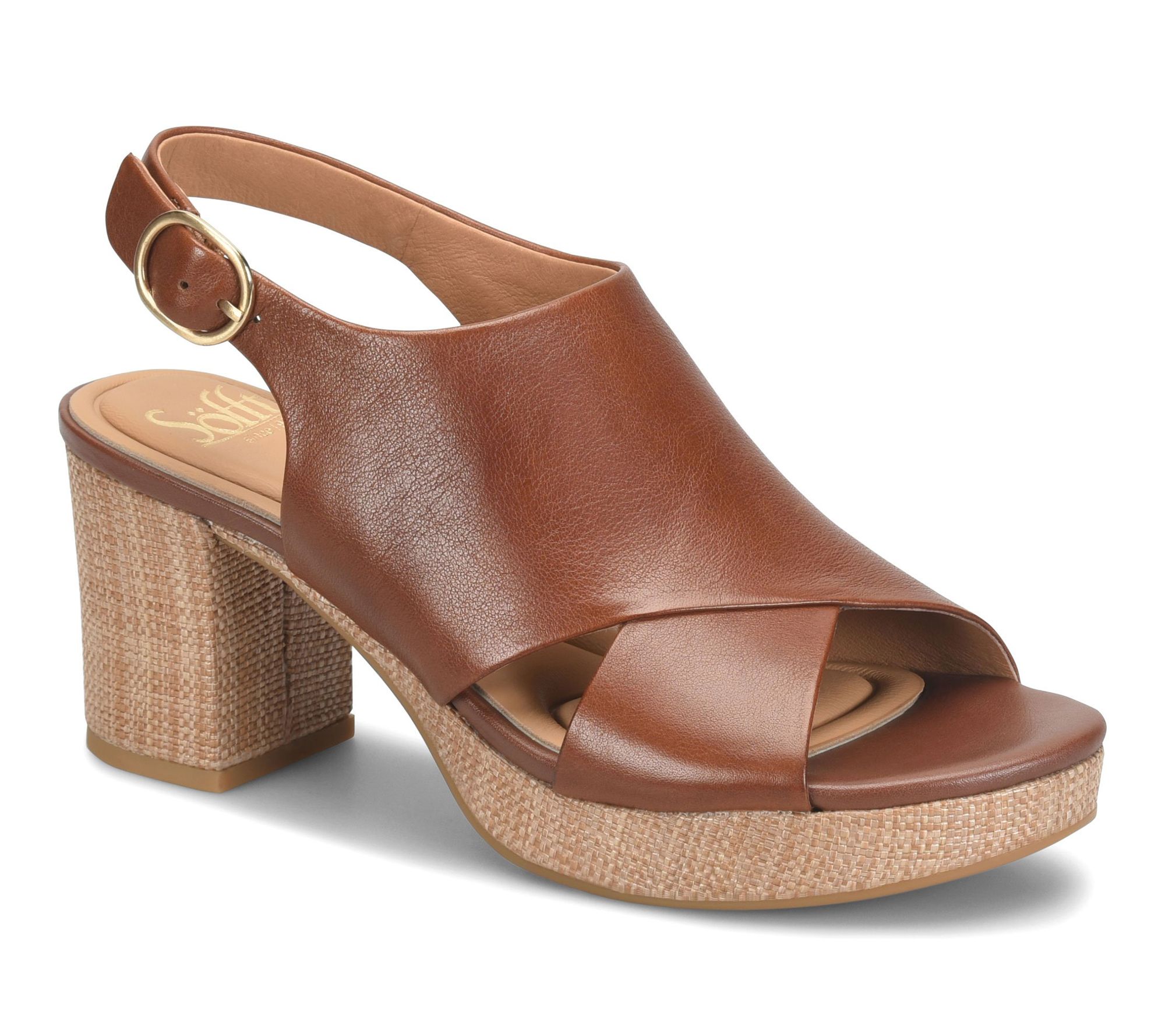 Sofft Leather Platform Sandal - Liv
