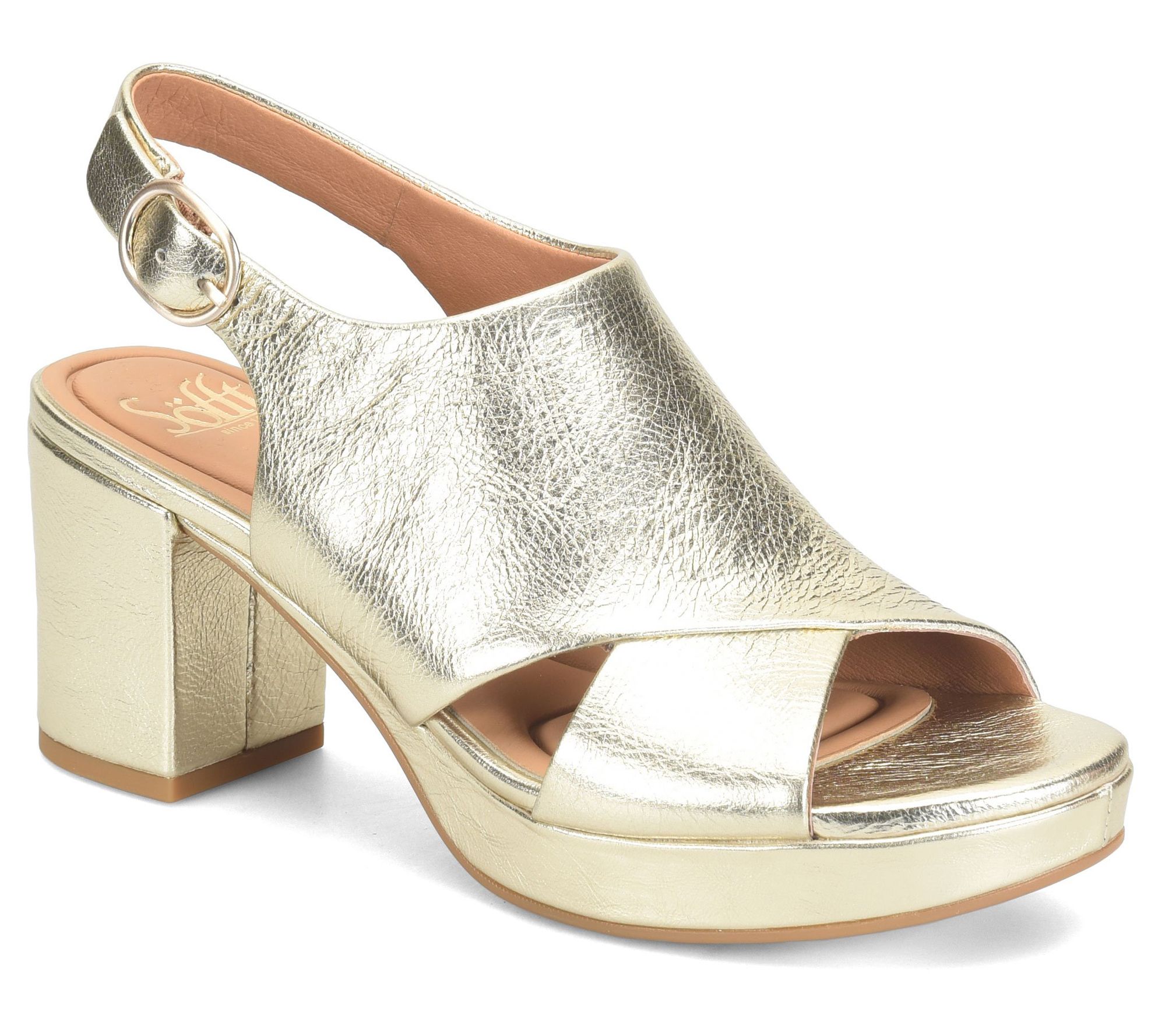 Sofft Leather Platform Sandal - Liv