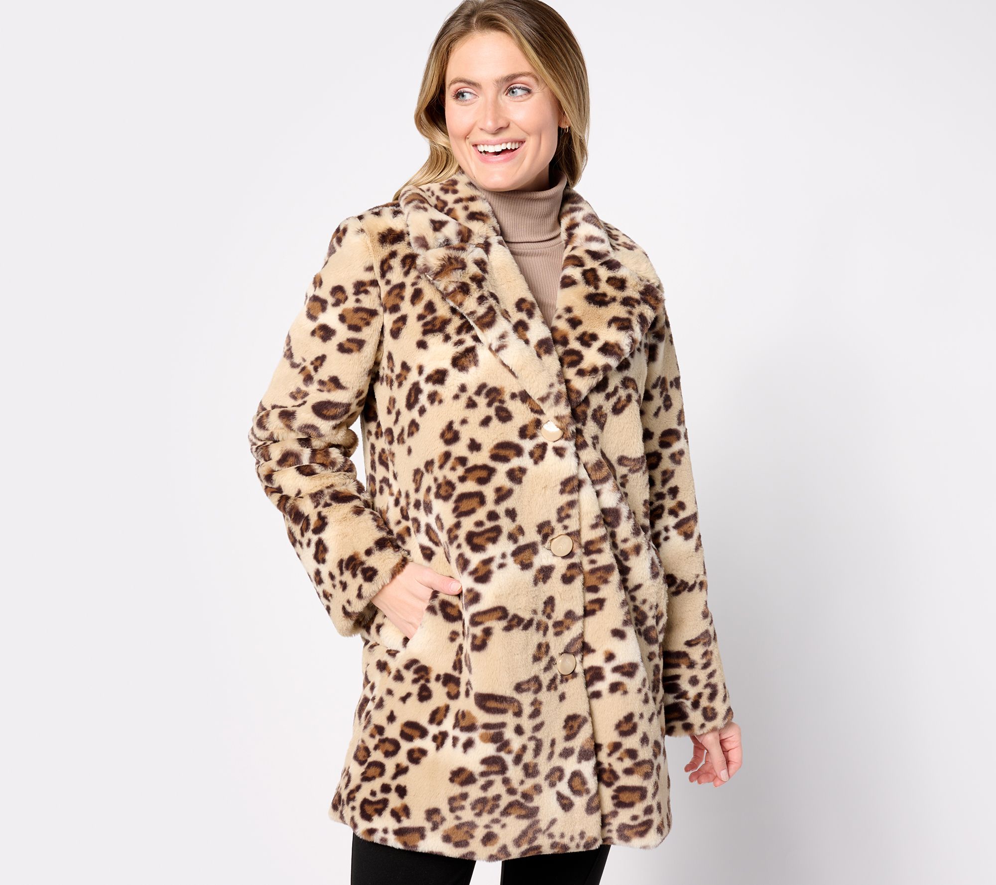 Dennis fashion basso leopard coat