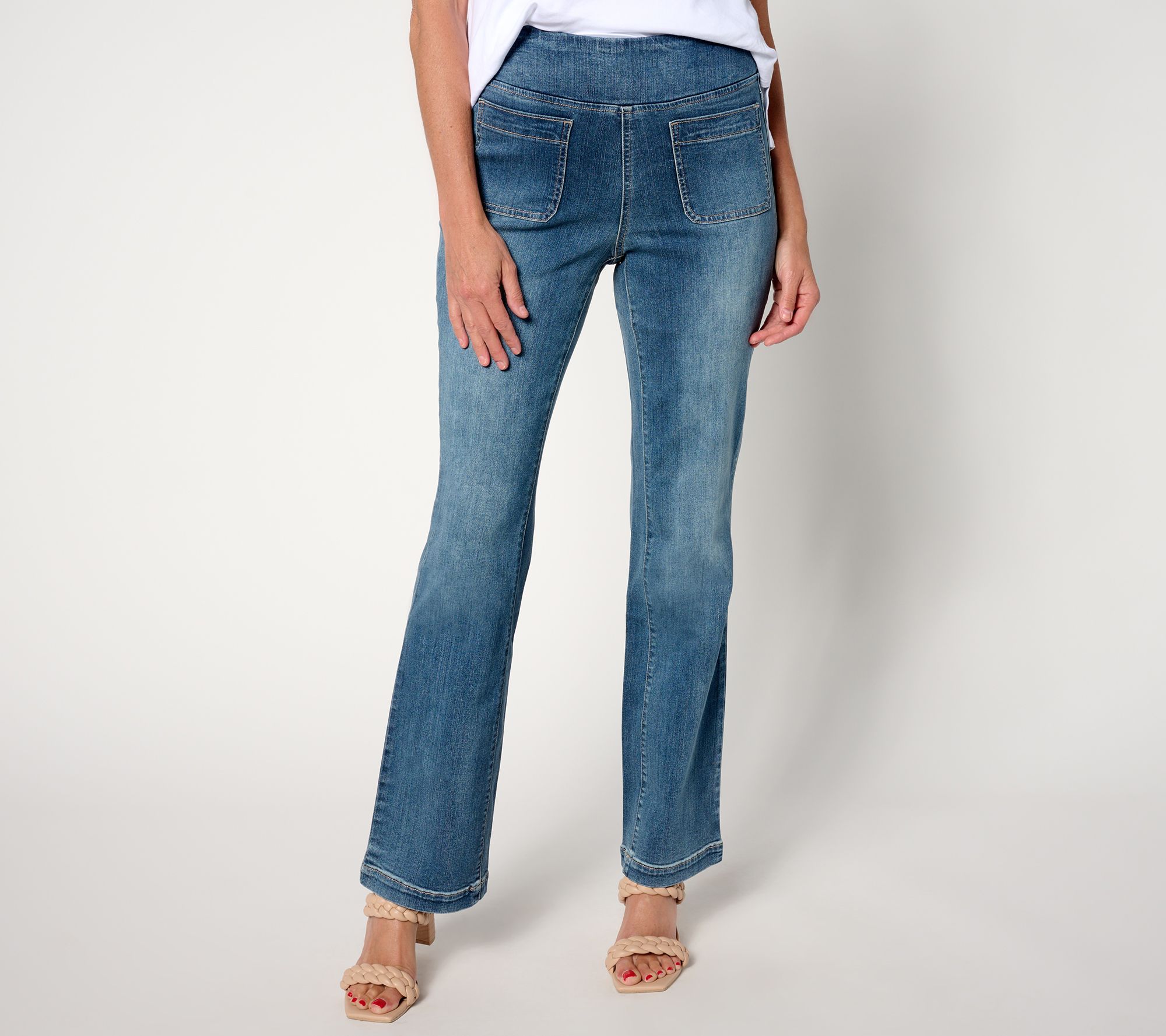 Belle by Kim Gravel_Tall TripleLuxe Denim Baby Boot Cut Jean