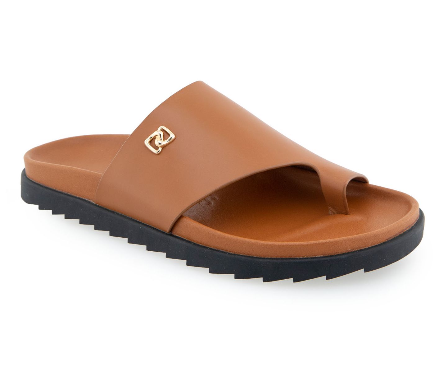 Aerosoles Full Coverage Leather Thong- Laurel