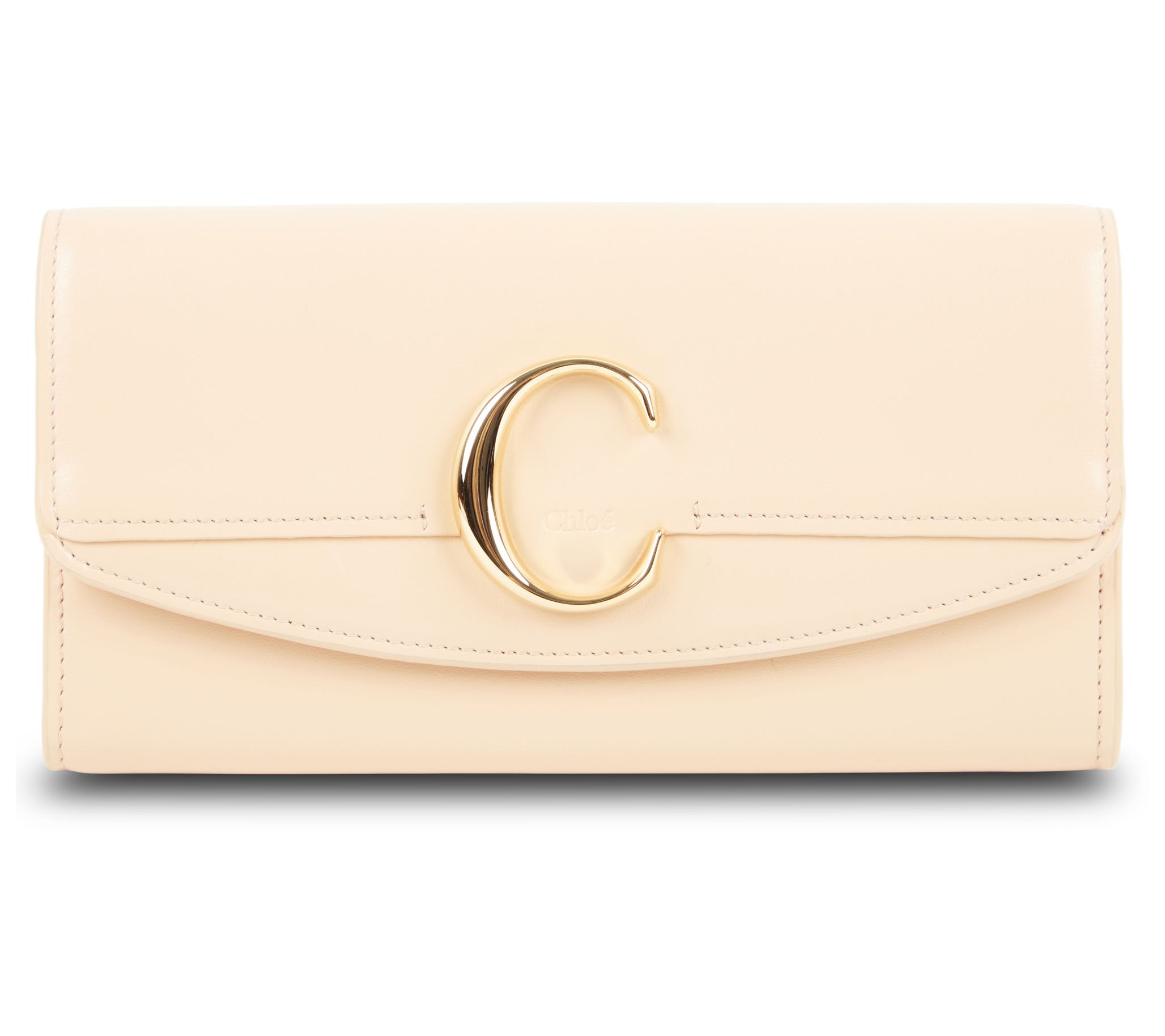 Pre-Owned Chloe Continental Wallet Beige