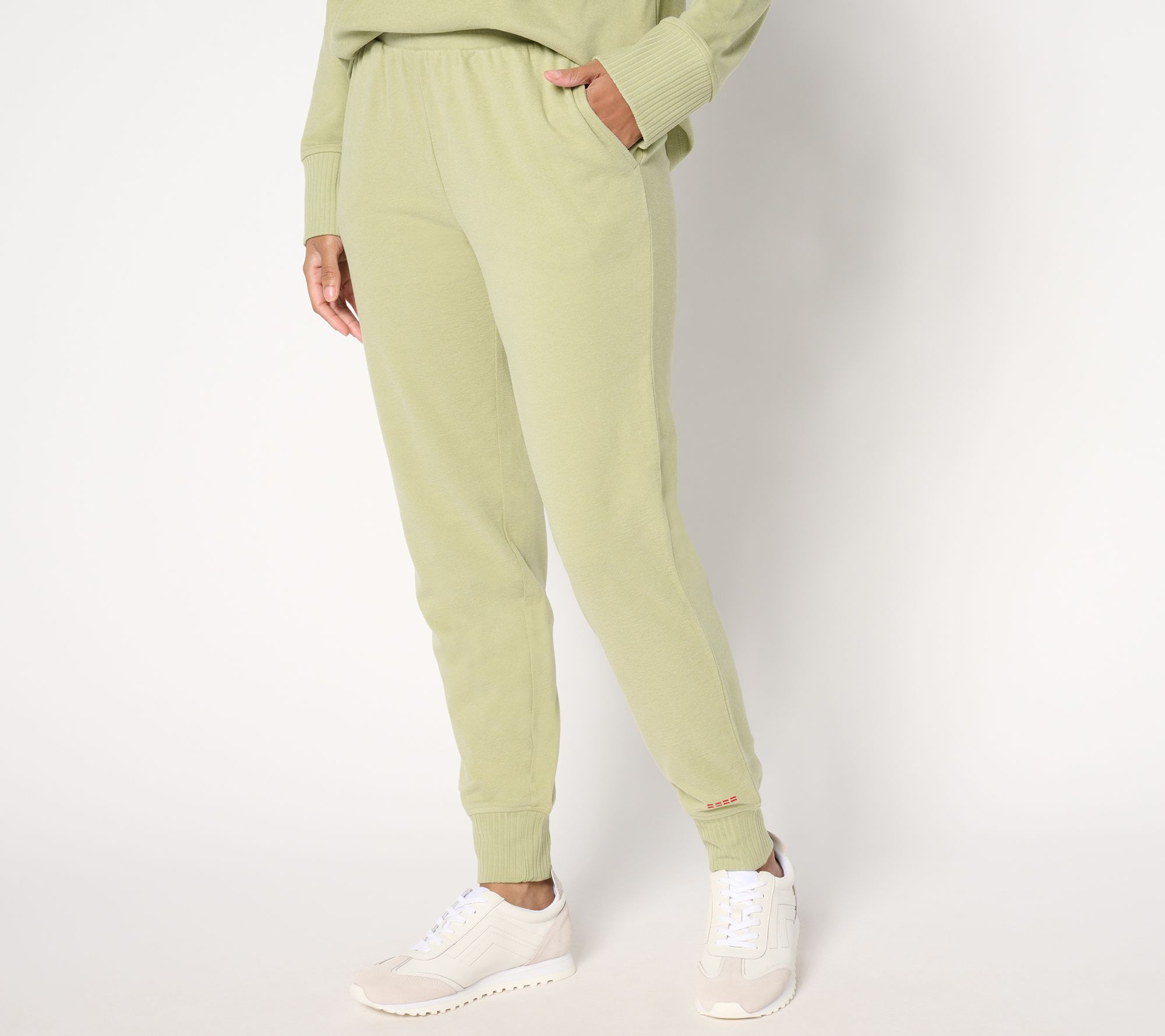 Peace Love World Regular Textured Knit Jogger
