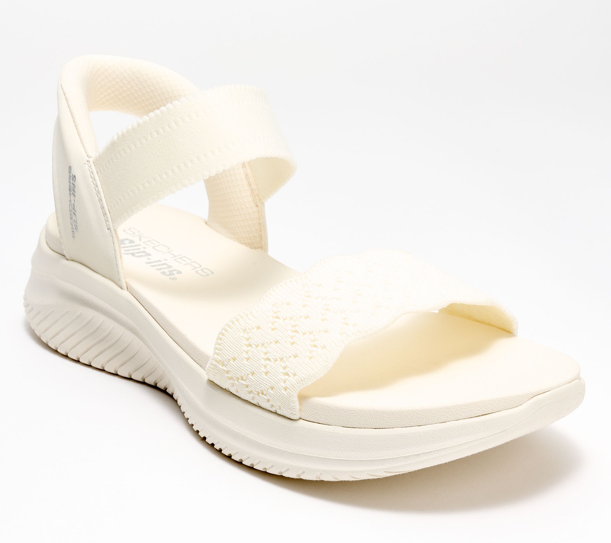 "As Is" Skechers Slip- Ins Ultra-Flex Washable Knit Sandals
