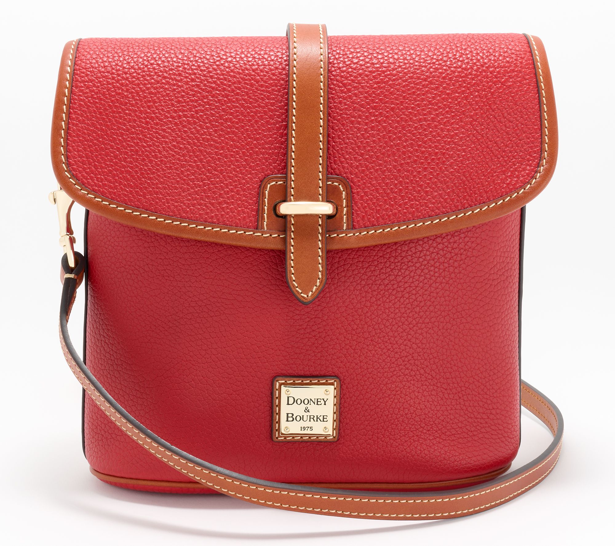 As Is Dooney & Bourke Pebble Leather Large Holly Bag