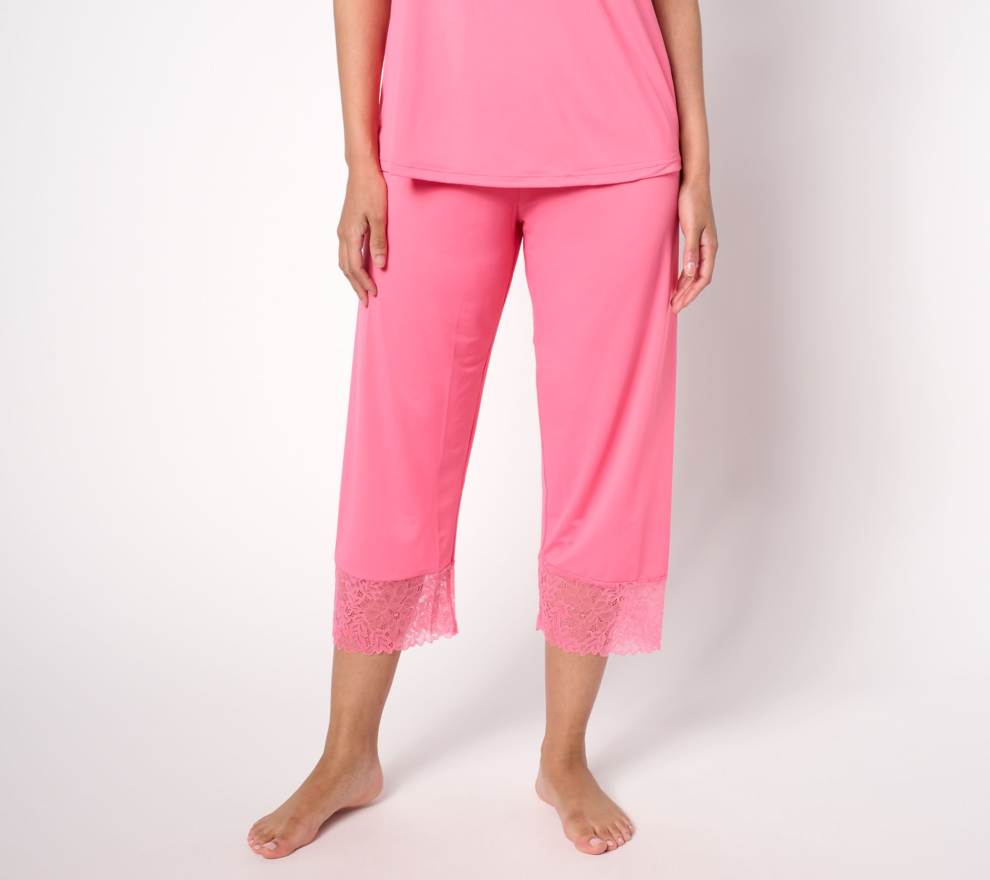 Breezies Lounge Lace Trim Pant